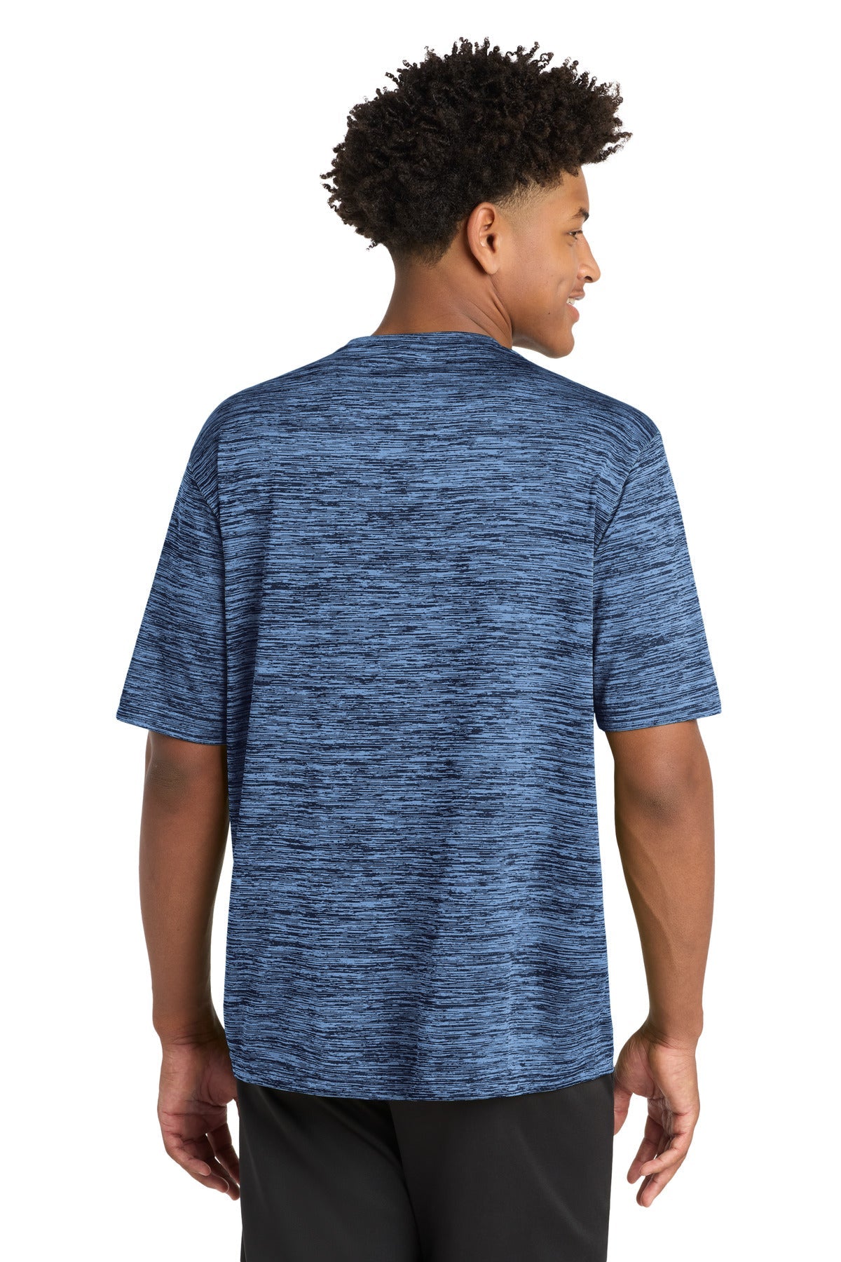 Car Bl-Tr Ny E Sport-Tek PosiCharge Electric Heather Tee. ST390