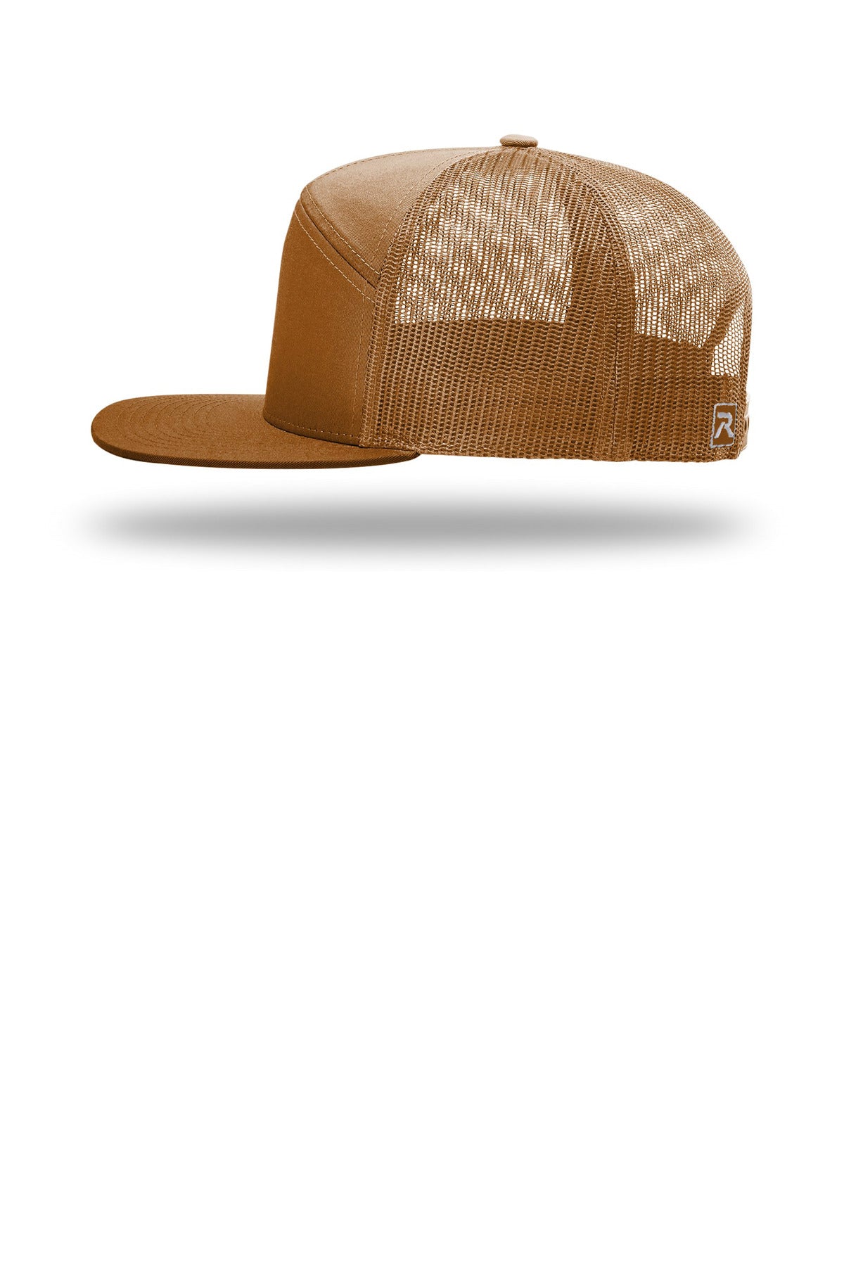 Caramel Richardson 7-Panel Trucker 168