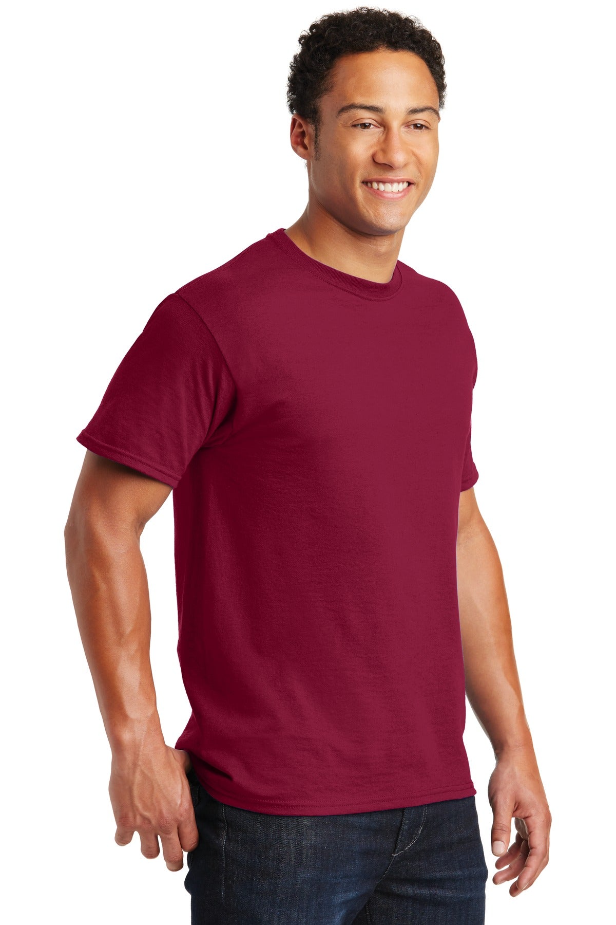 CARDINAL Jerzees - Dri-Power 50/50 Cotton/Poly T-Shirt. 29M