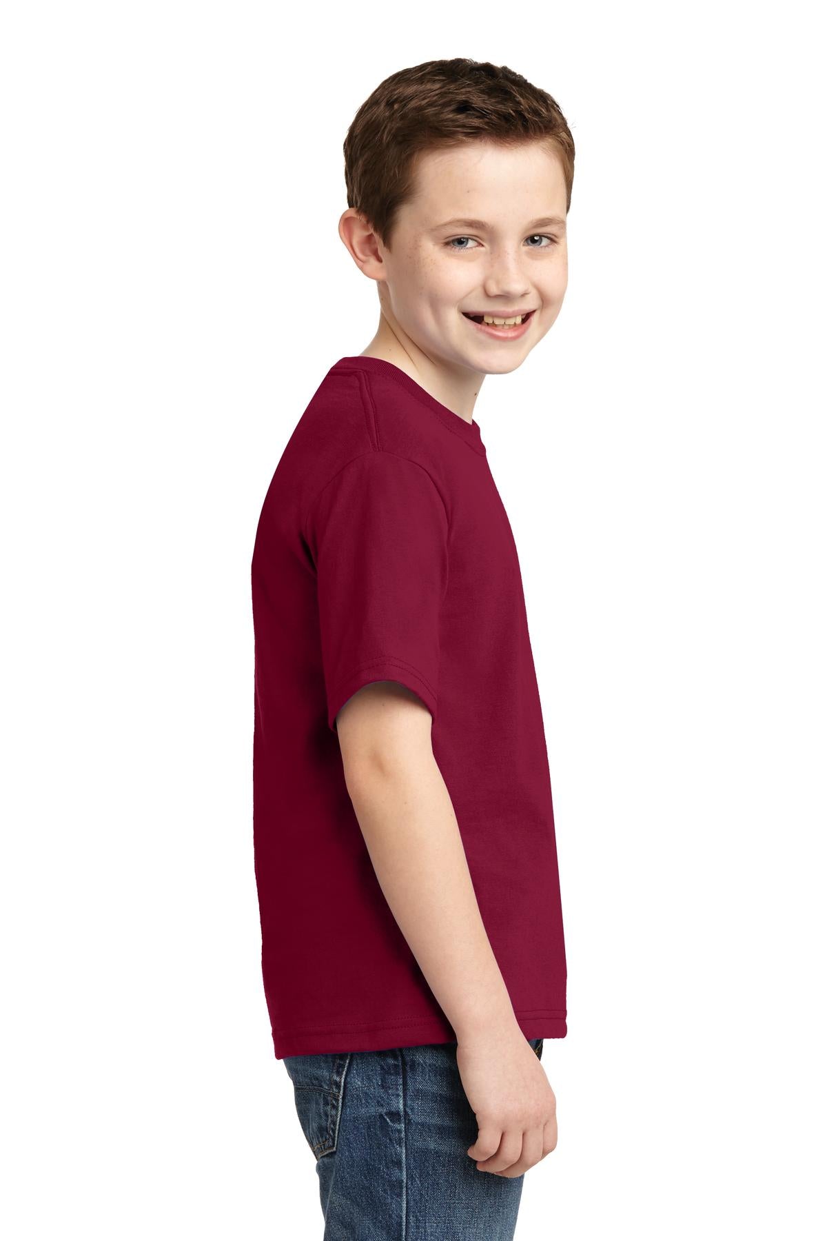Cardinal Jerzees - Youth Dri-Power 50/50 Cotton/Poly T-Shirt. 29B