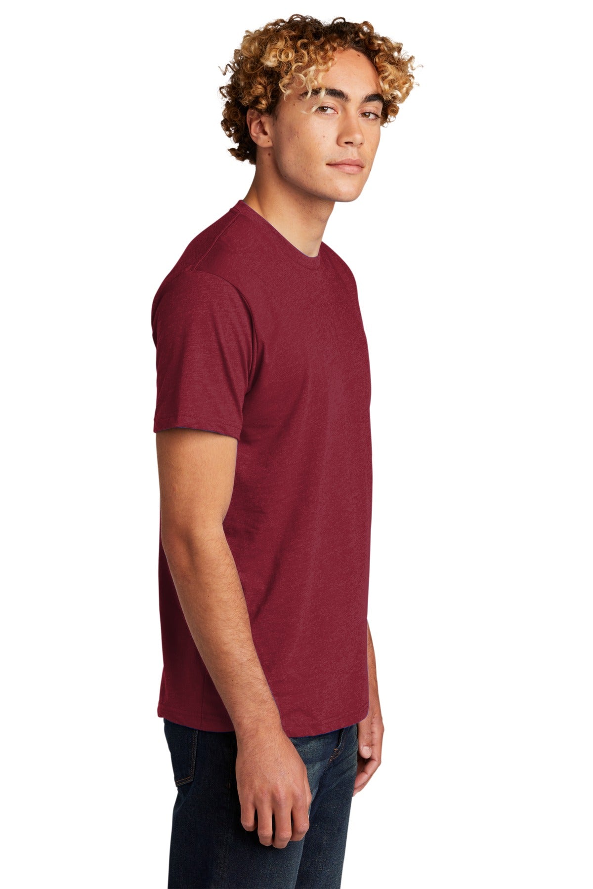 Cardinal Next Level Apparel Adult CVC Tee. NL6210