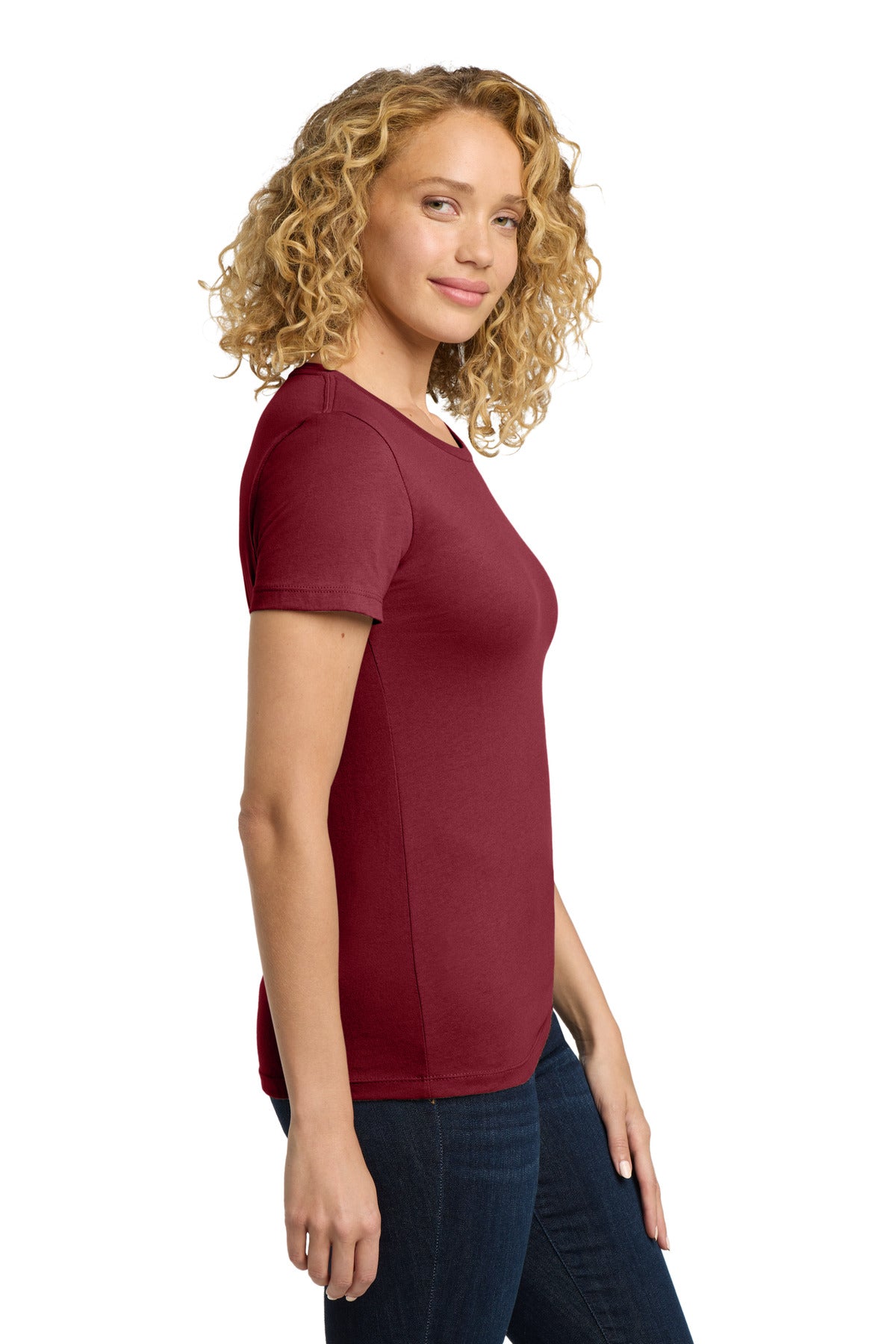 Cardinal Next Level Apparel Women's Cotton Tee. NL3900