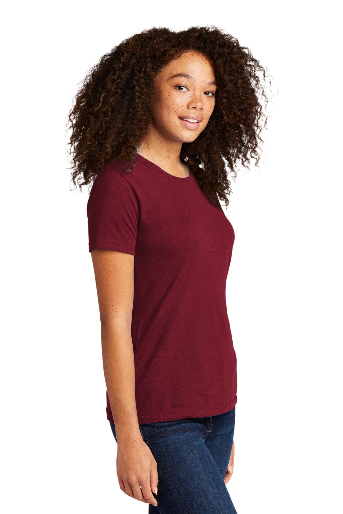 Cardinal Next Level Apparel Women's Cotton Tee. NL3900