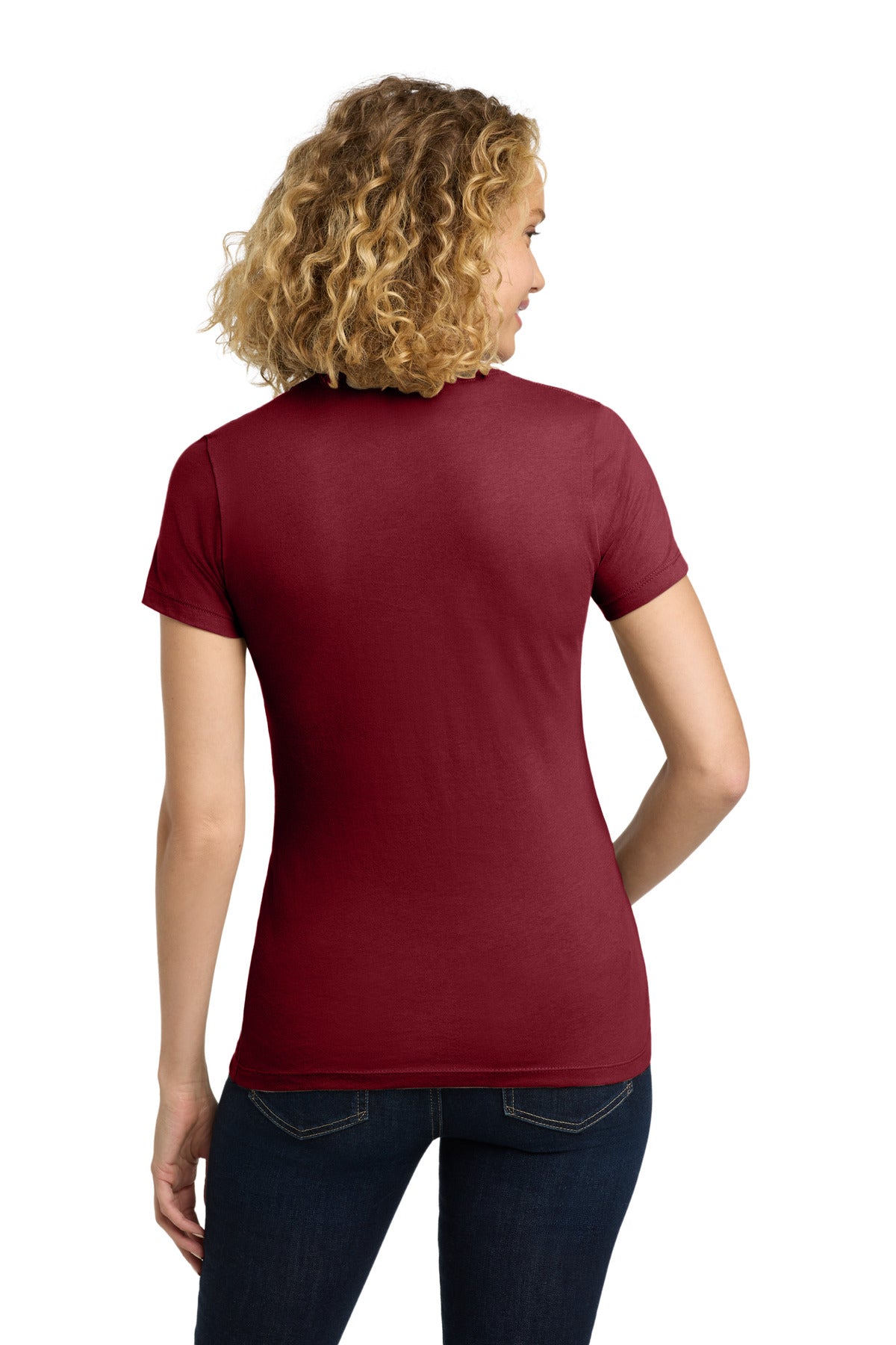 Cardinal Next Level Apparel Women's Cotton Tee. NL3900