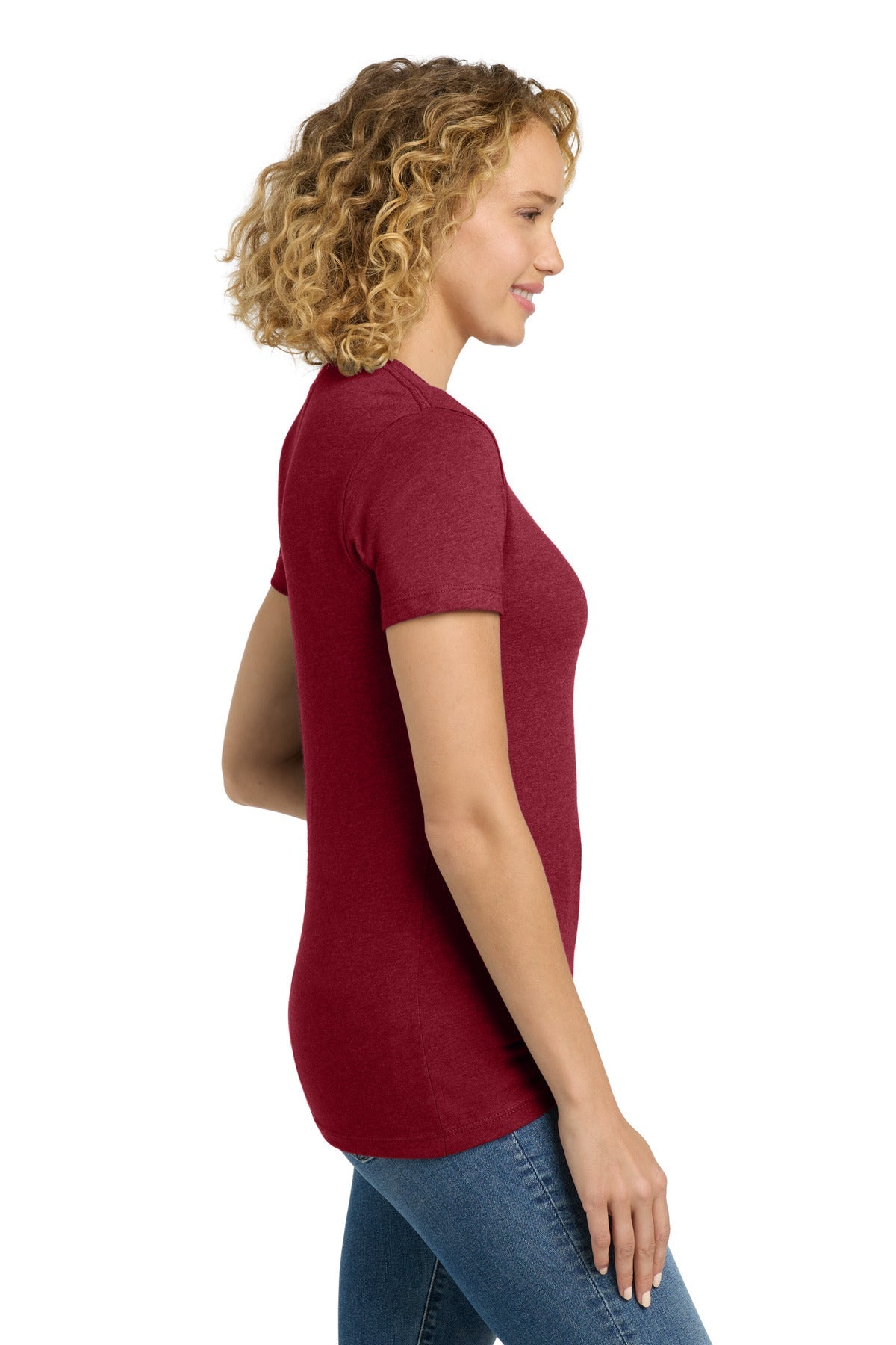 Cardinal Next Level Apparel Women's CVC Tee. NL6610