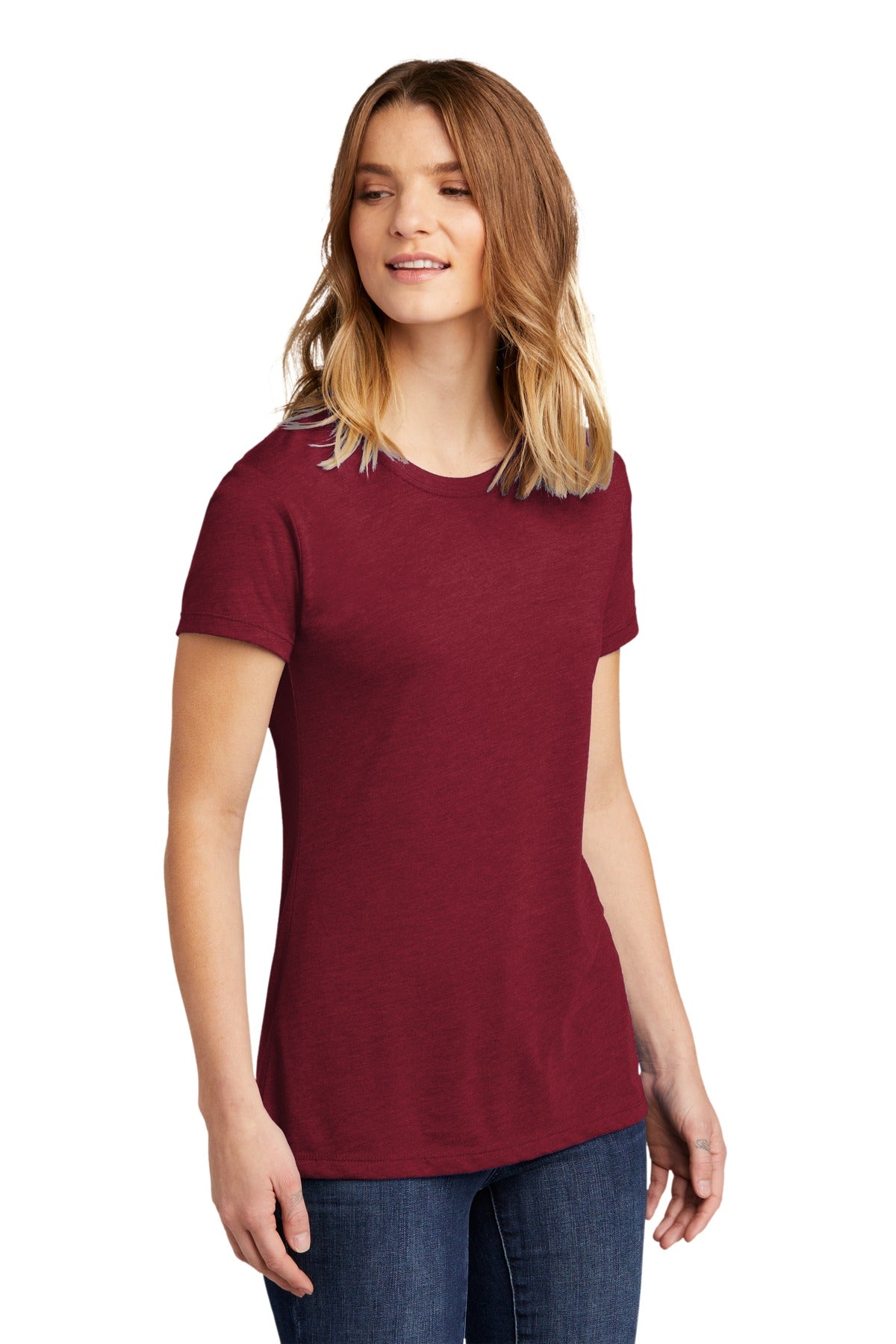 Cardinal Next Level Apparel Women's CVC Tee. NL6610