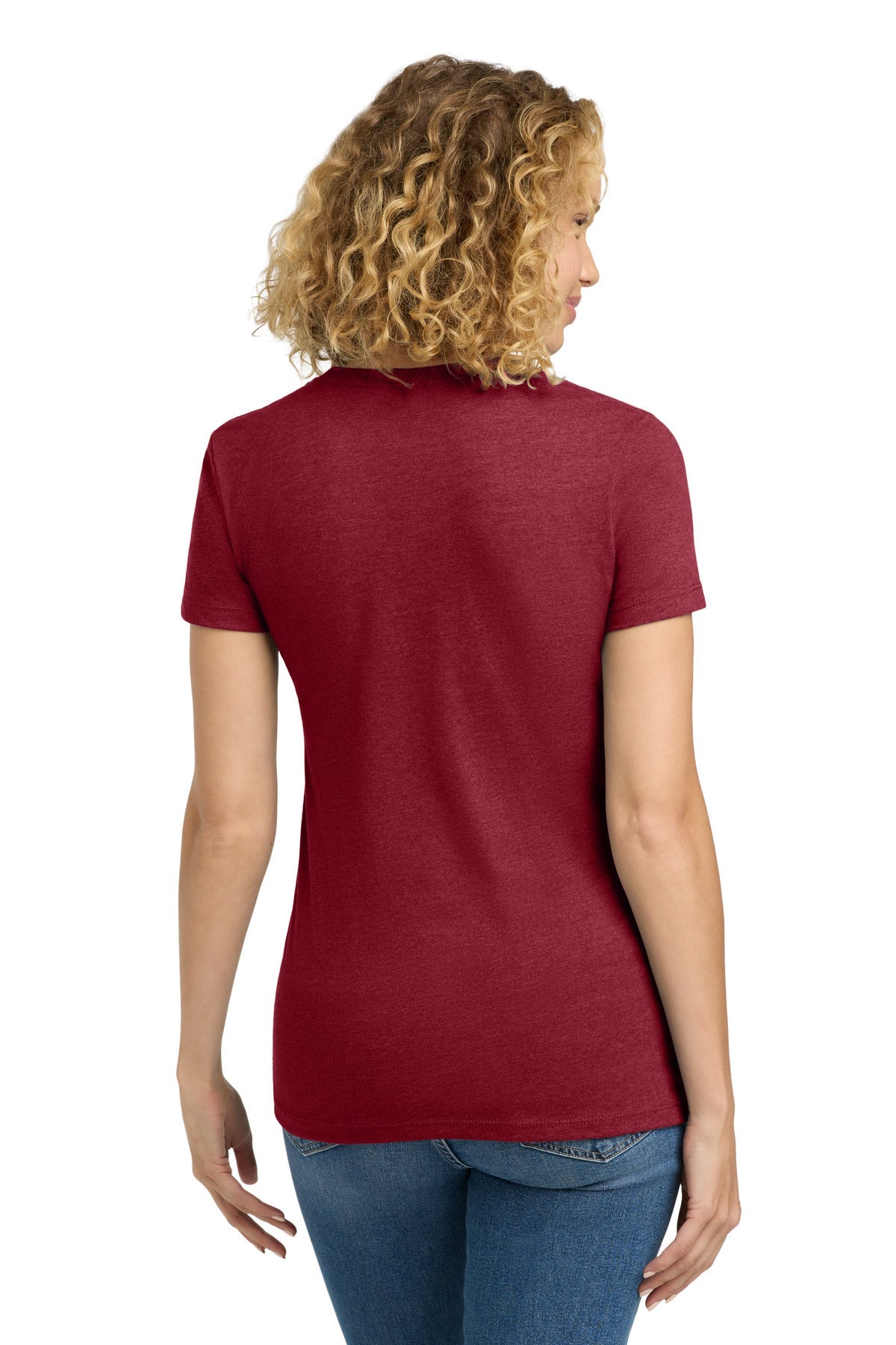 Cardinal Next Level Apparel Women's CVC Tee. NL6610