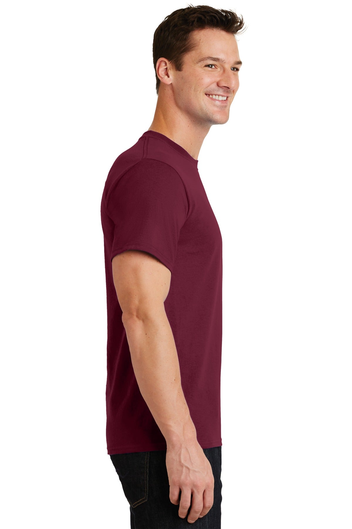 Cardinal Port & Co Essential Tee. PC61