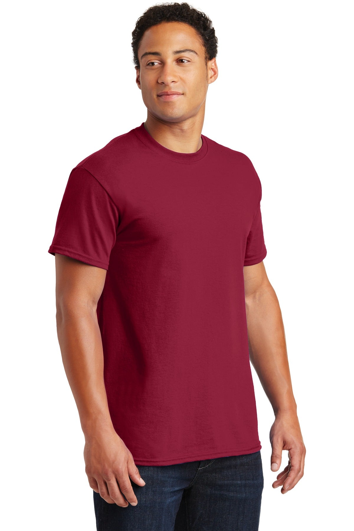 Cardinal Red Gildan - Ultra Cotton 100% US Cotton T-Shirt. 2000