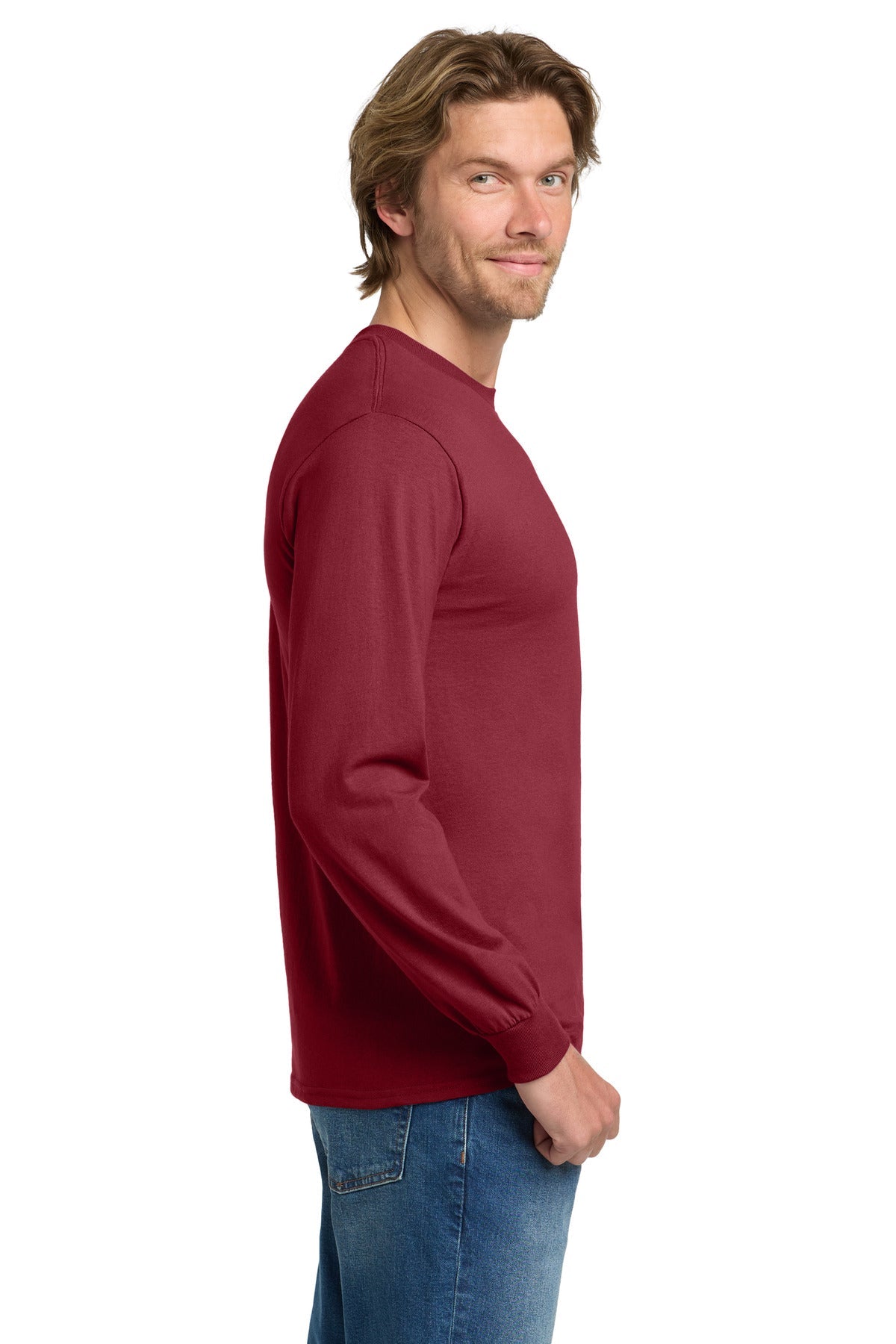 CardinalRd Gildan - Heavy Cotton 100% Cotton Long Sleeve T-Shirt. 5400