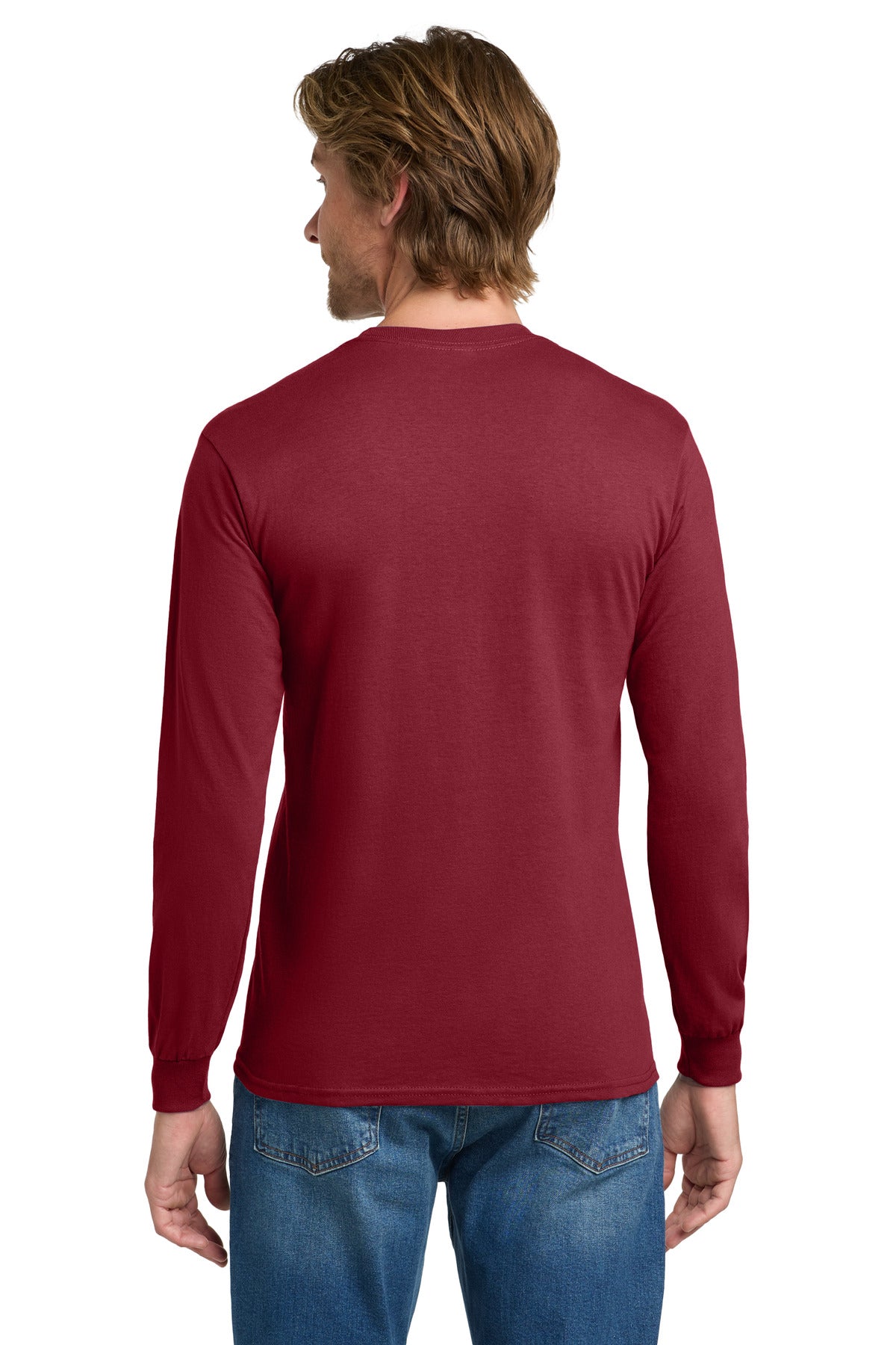 CardinalRd Gildan - Heavy Cotton 100% Cotton Long Sleeve T-Shirt. 5400