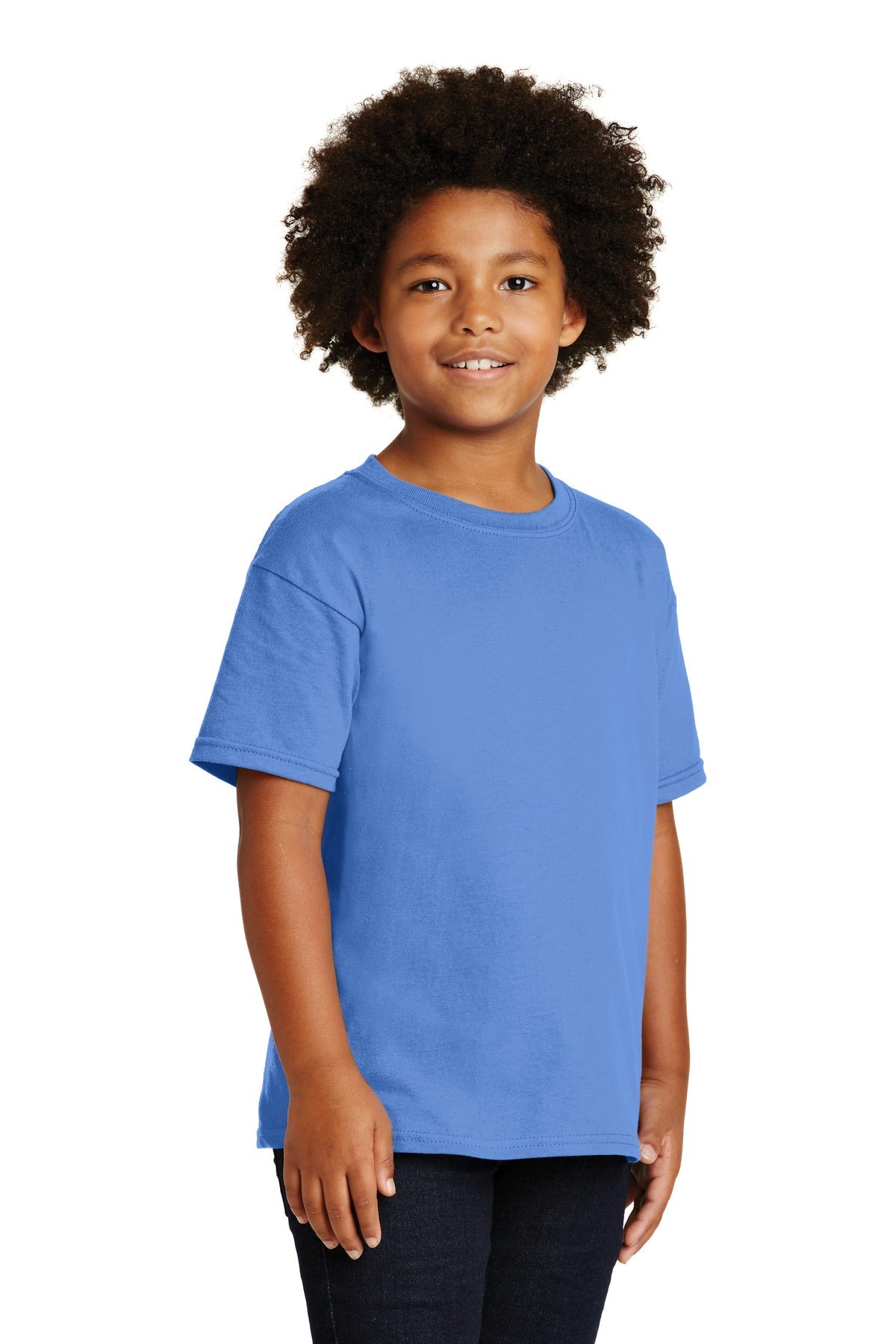 Carolina Blue Gildan - Youth Heavy Cotton 100% Cotton T-Shirt. 5000B