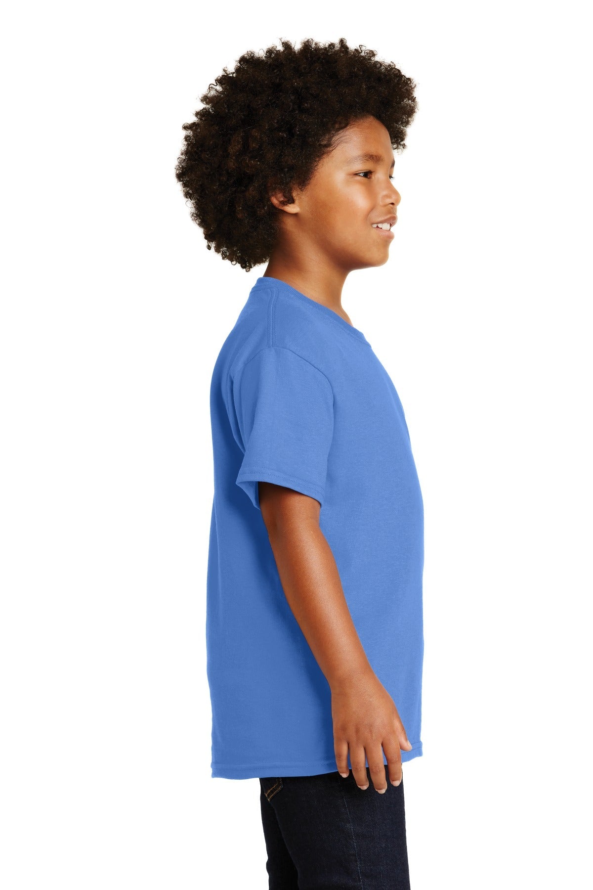 Carolina Blue Gildan - Youth Ultra Cotton 100% US Cotton T-Shirt. 2000B