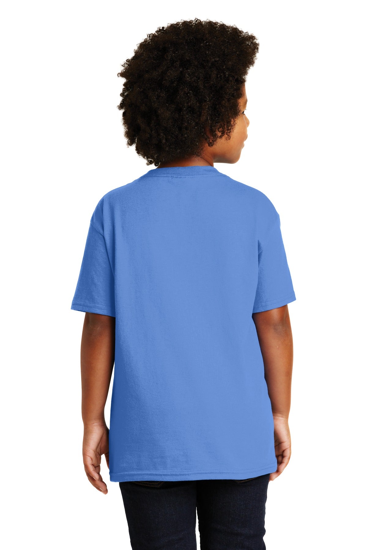 Carolina Blue Gildan - Youth Ultra Cotton 100% US Cotton T-Shirt. 2000B