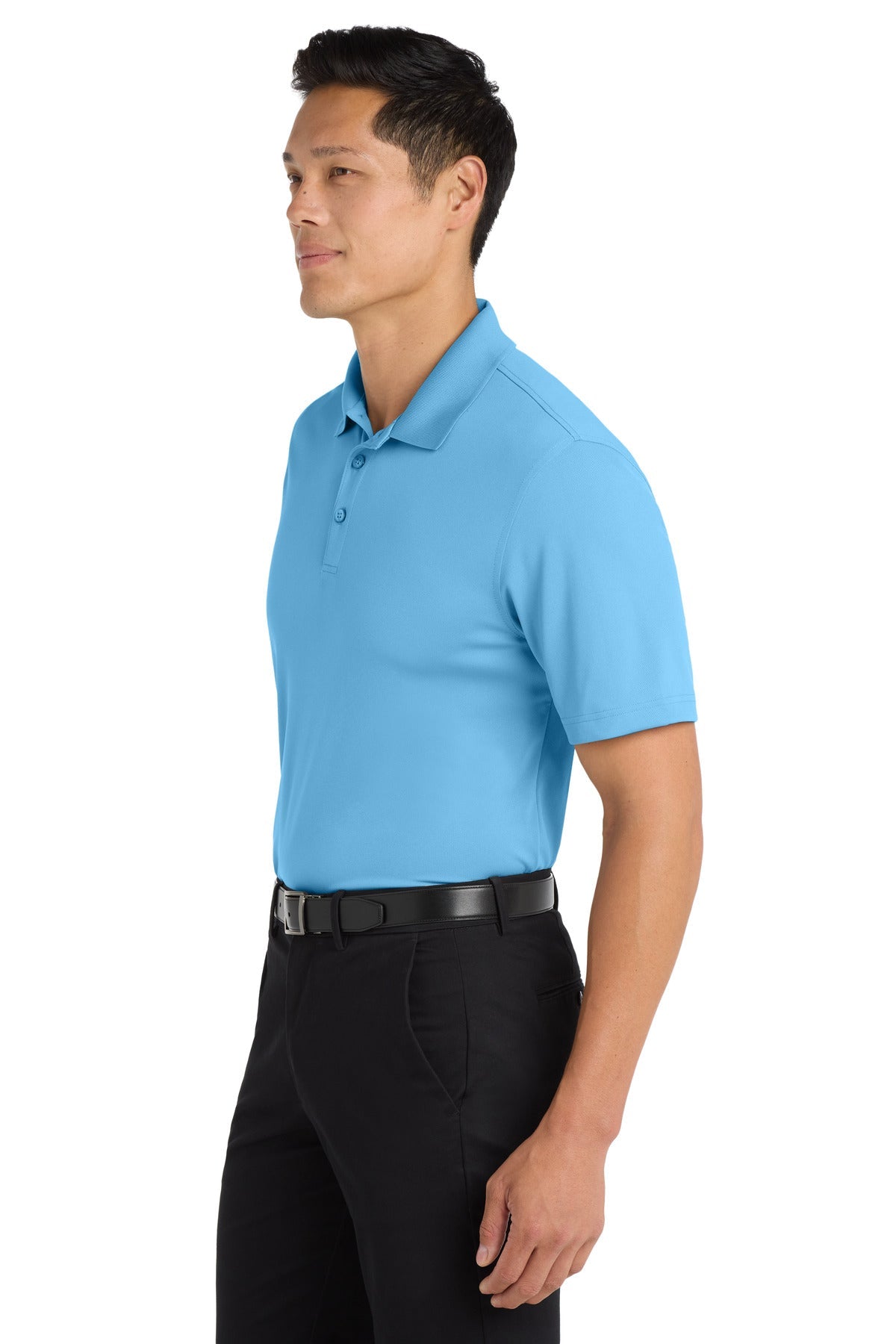 Carolina Blue Port Authority Dry Zone UV Micro-Mesh Polo. K110