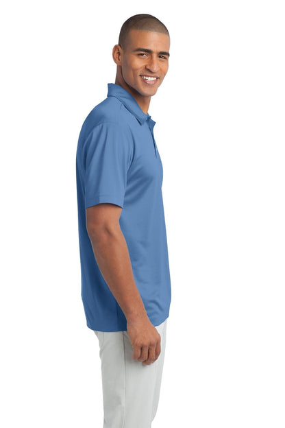 Carolina Blue Port Authority Silk Touch Performance Polo. K540