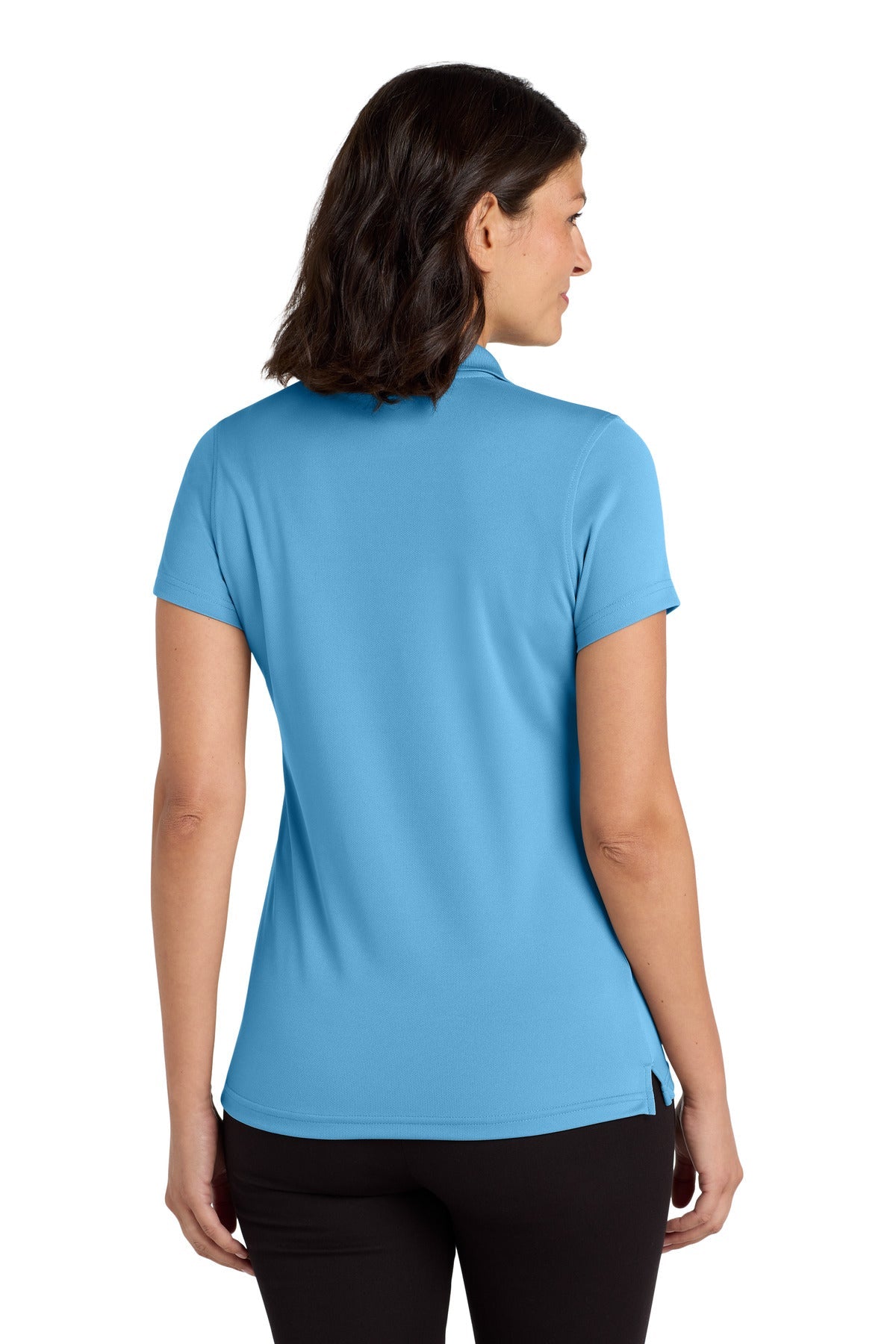 Carolina Blue Port Authority Women's Dry Zone UV Micro-Mesh Polo. LK110