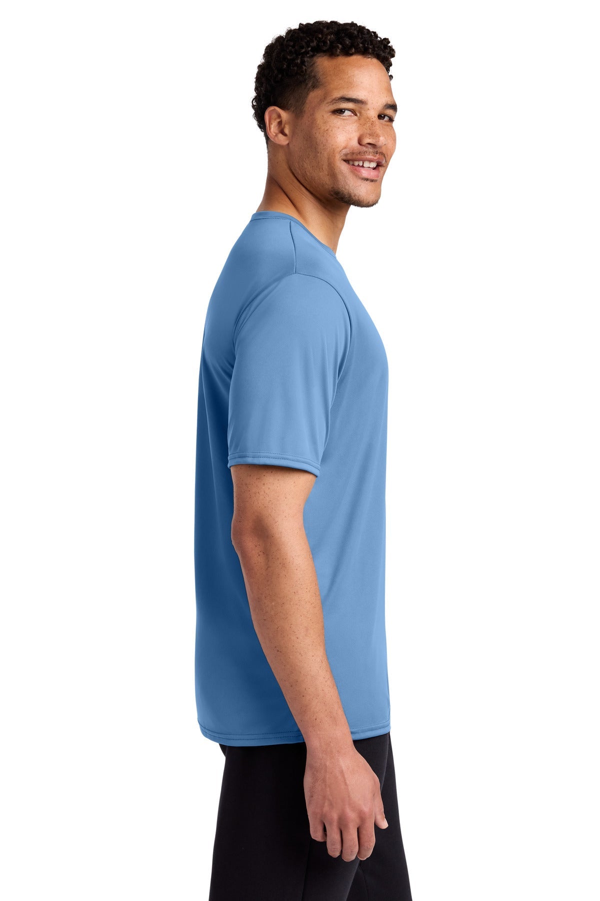 Carolina Blue Port & Co Performance Tee. PC380