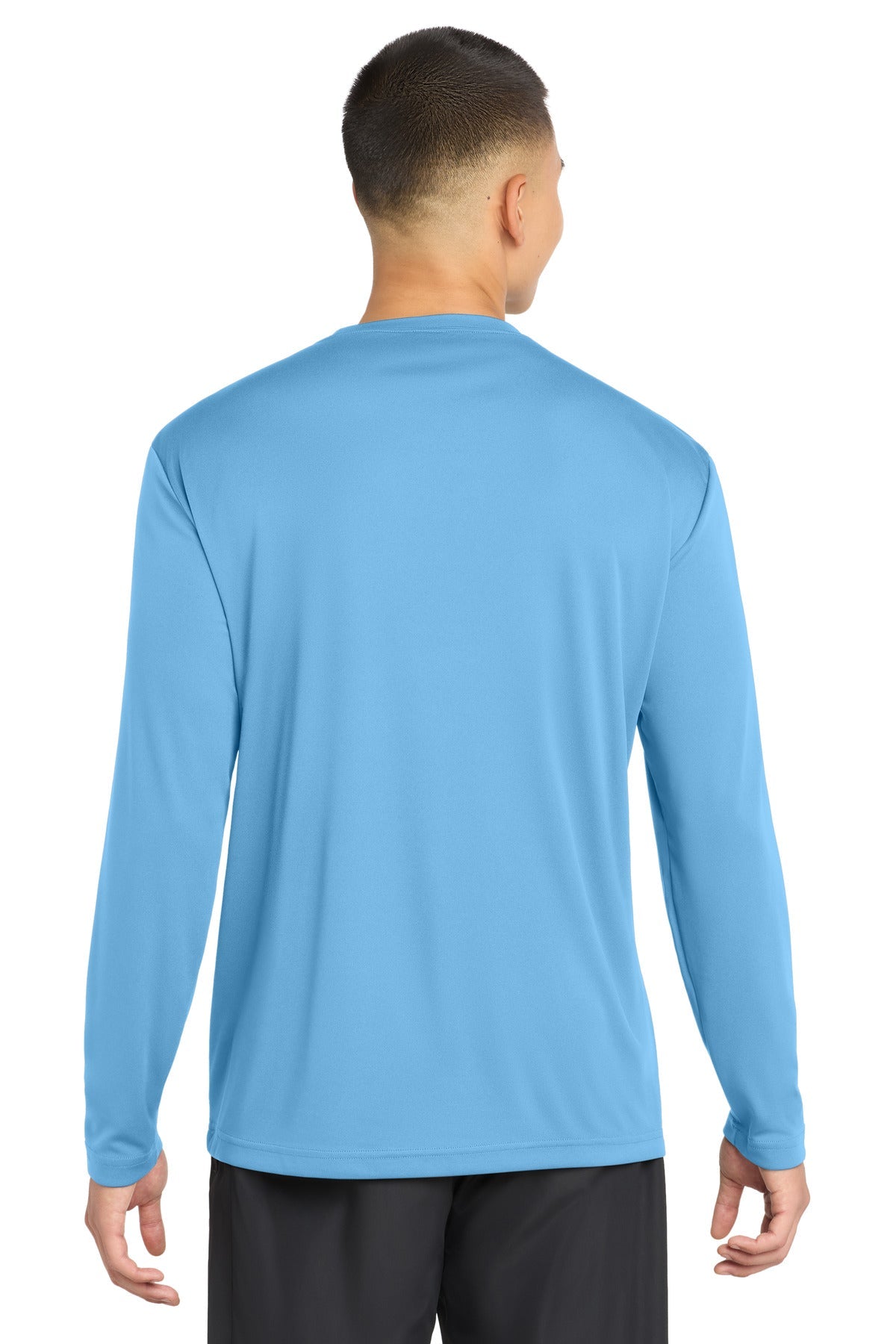 Carolina Blue Sport-Tek Long Sleeve PosiCharge Competitor Tee. ST350LS