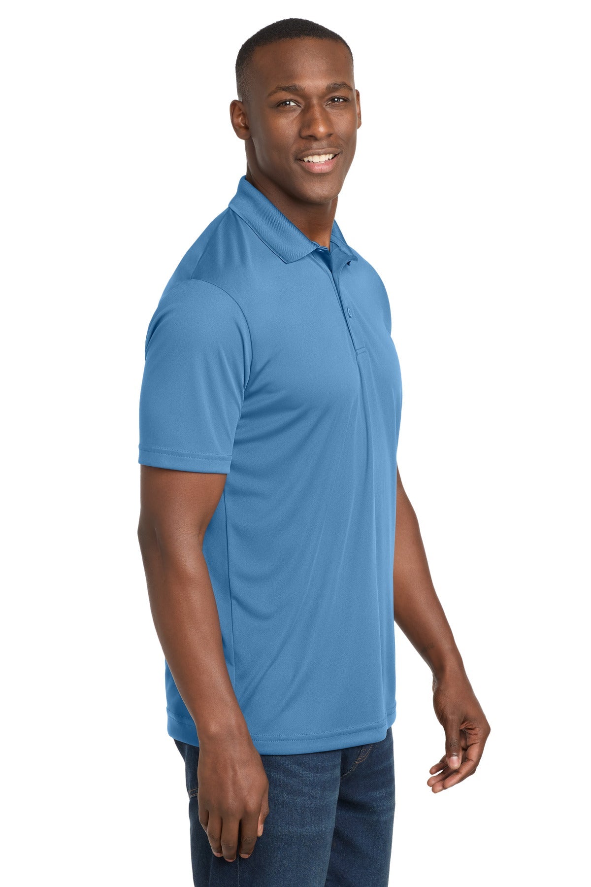 Carolina Blue Sport-Tek PosiCharge Competitor Polo. ST550