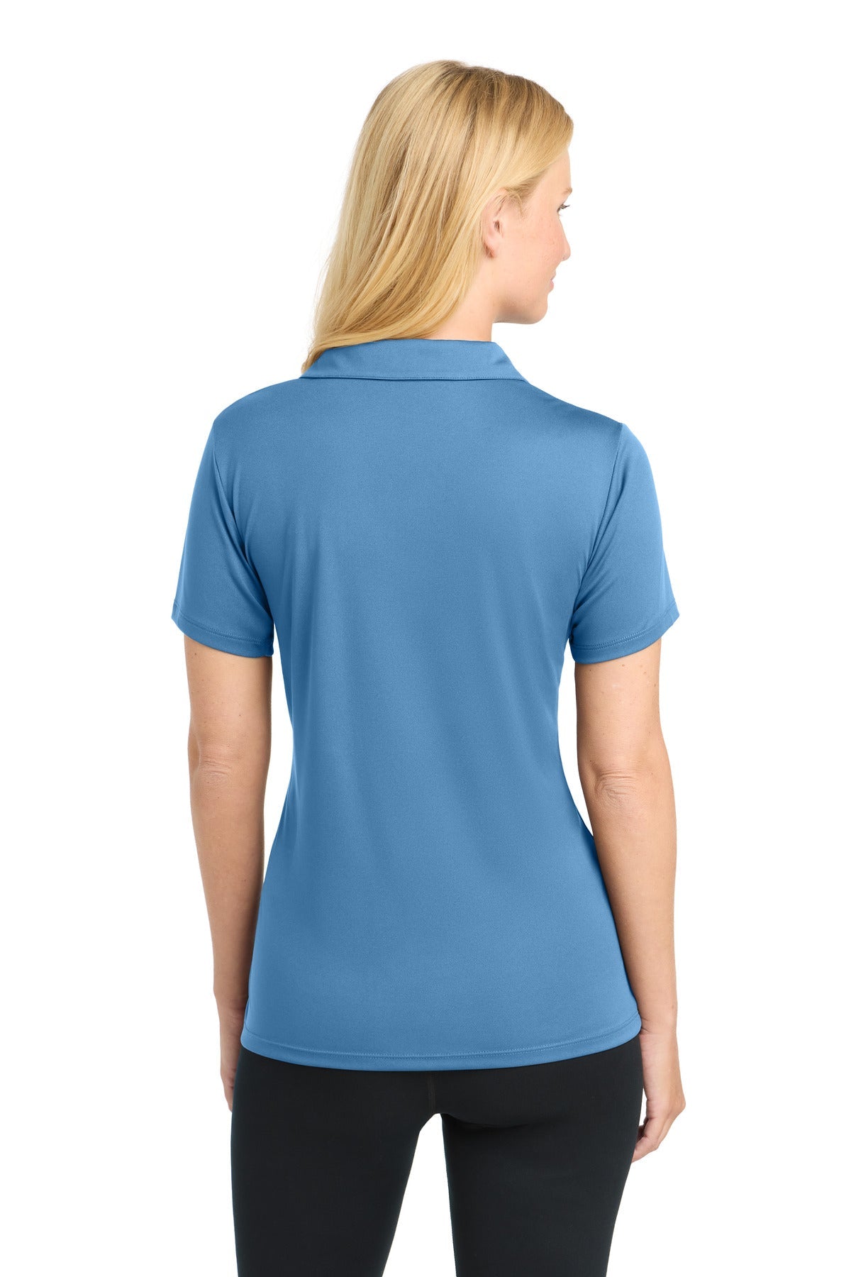 Carolina Blue Sport-Tek Women's PosiCharge Competitor Polo. LST550
