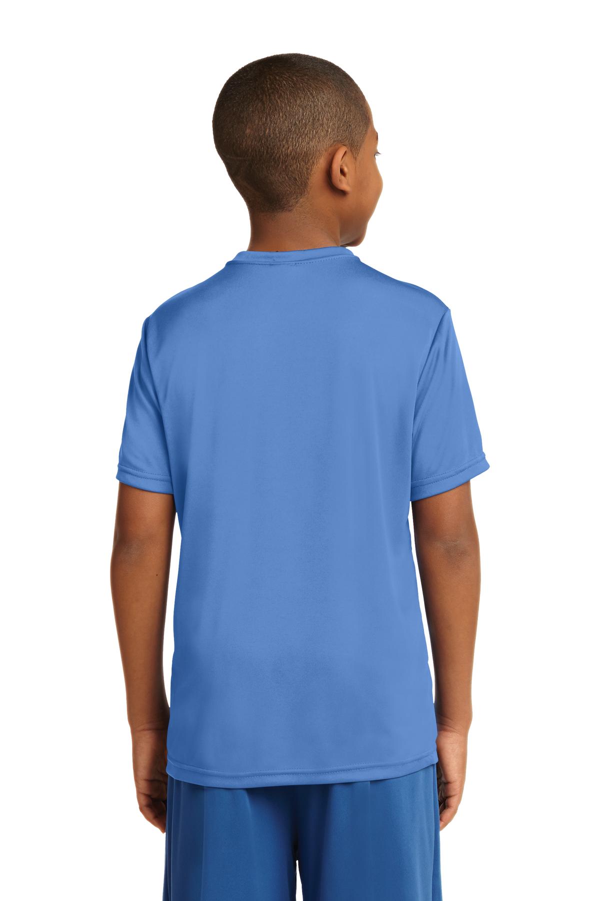 Carolina Blue Sport-Tek Youth PosiCharge Competitor Tee. YST350