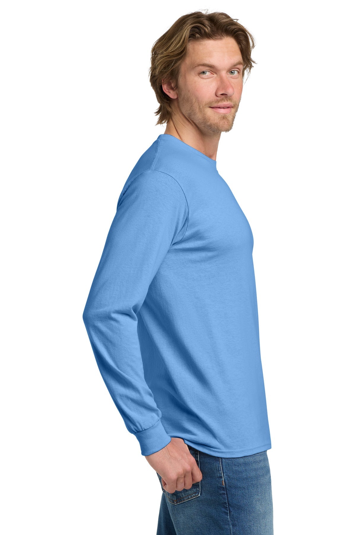 CarolinaBl Gildan - Heavy Cotton 100% Cotton Long Sleeve T-Shirt. 5400