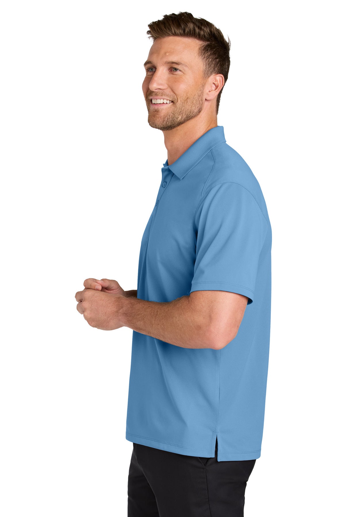 CarolinaBl Port Authority Wearever Performance Pique Polo K240