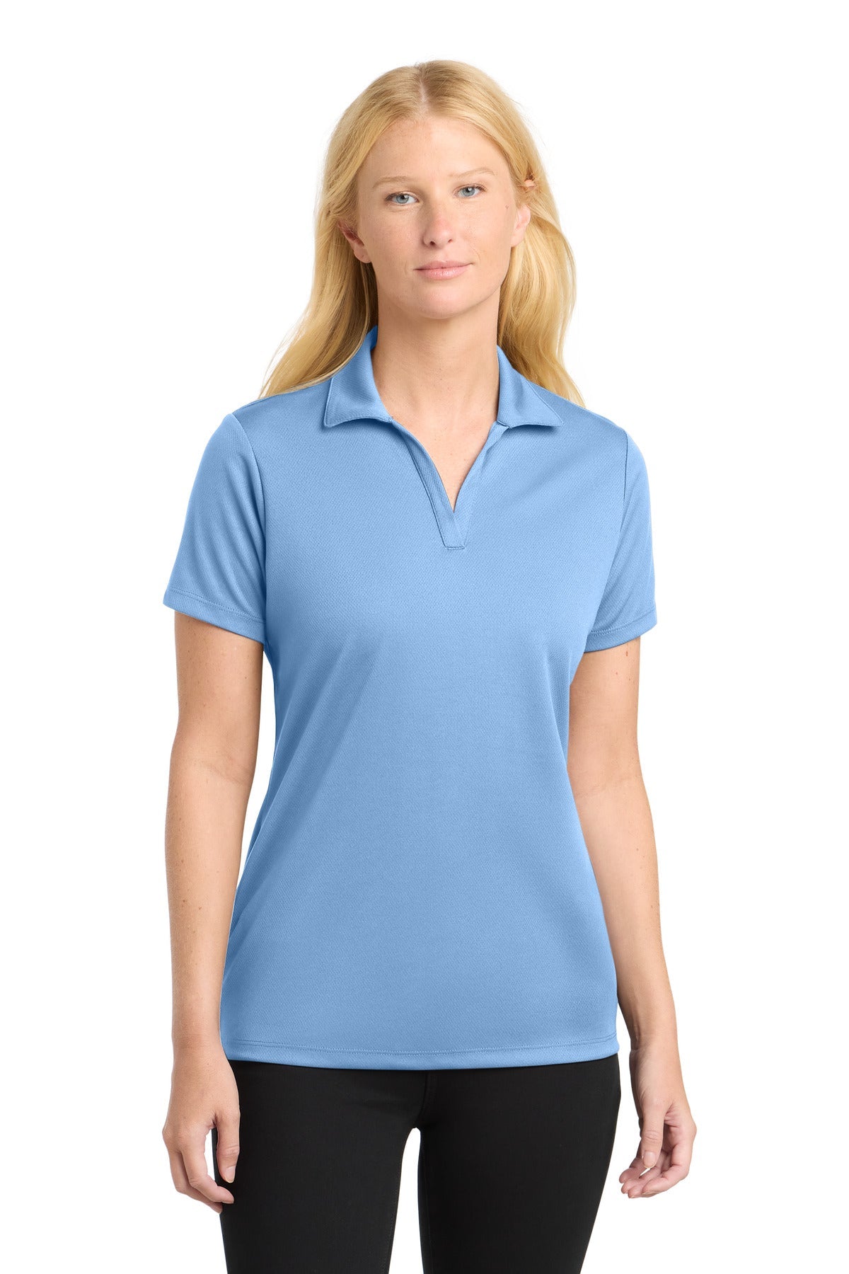 CarolinaBl Sport-Tek Women's PosiCharge RacerMesh Polo. LST640