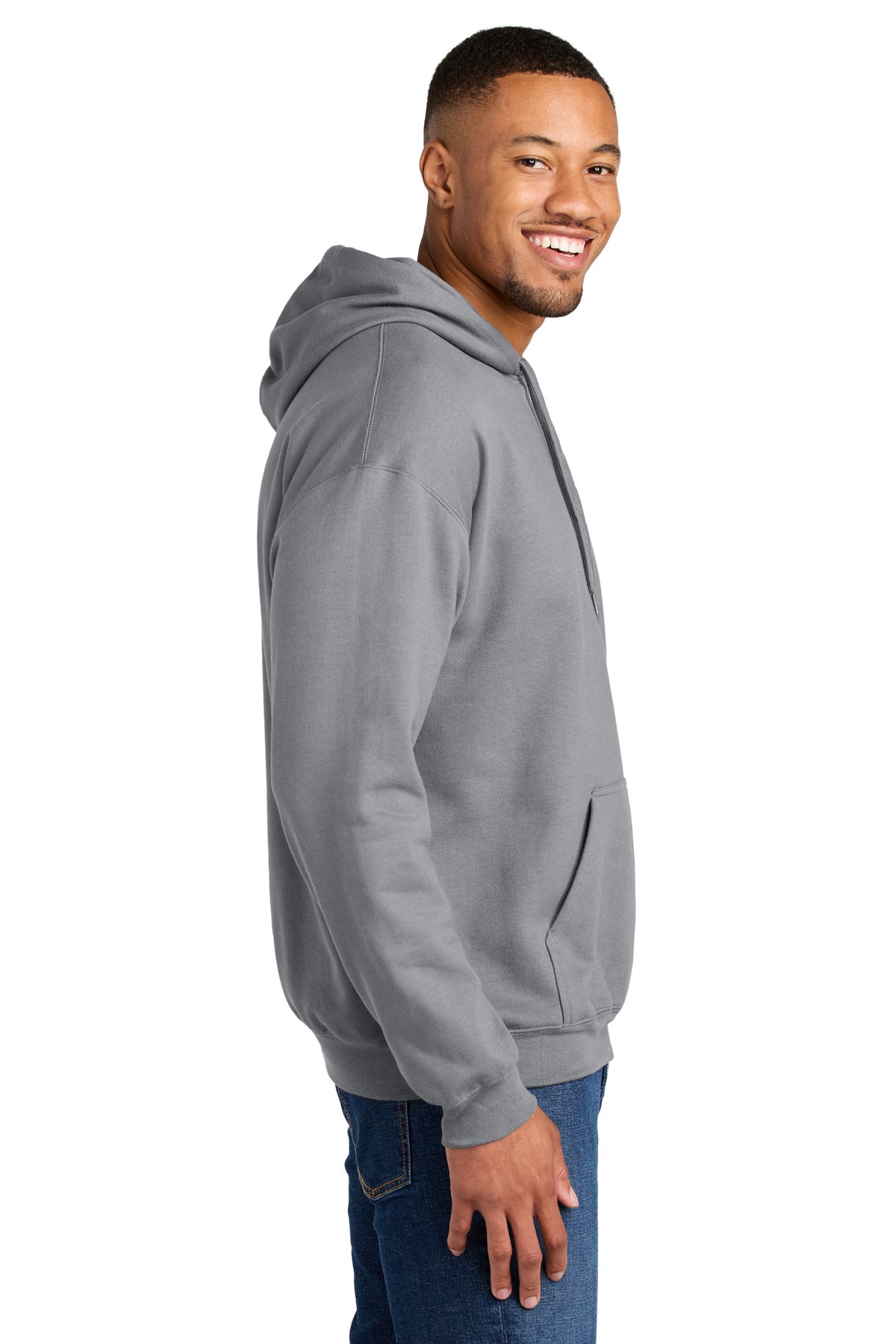 Cement Gildan Softstyle Midweight Pullover Hooded Sweatshirt SF500