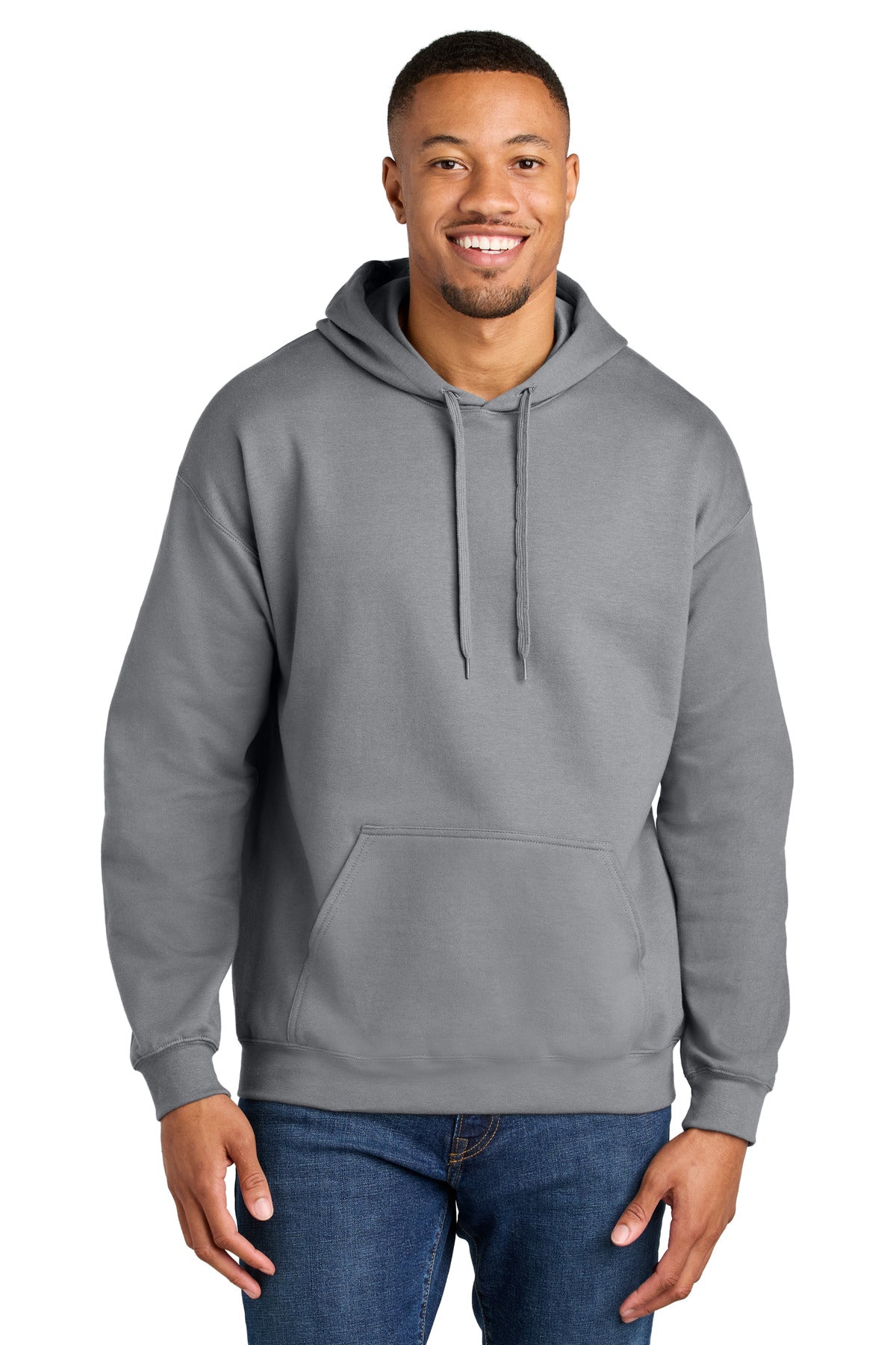 Cement Gildan Softstyle Midweight Pullover Hooded Sweatshirt SF500