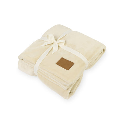 Chalk Mink Ever Soft Throw Blanket plain