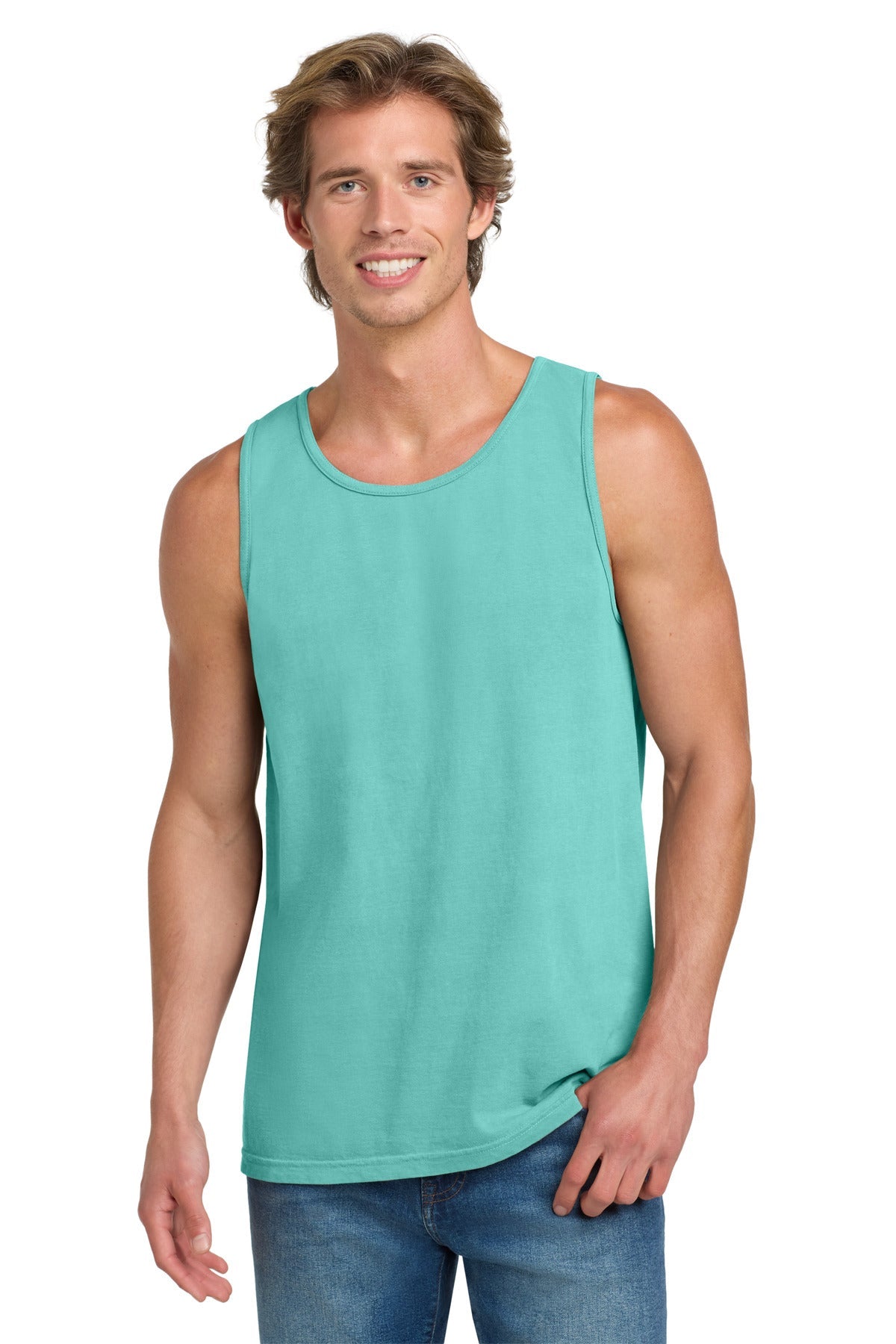 Chalky Mint COMFORT COLORS Heavyweight Ring Spun Tank Top. 9360