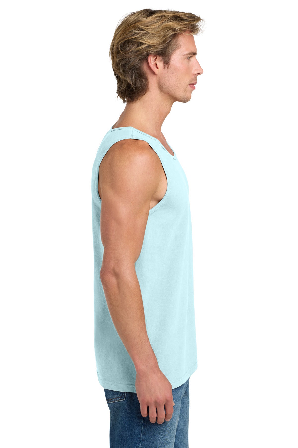 Chambray COMFORT COLORS Heavyweight Ring Spun Tank Top. 9360