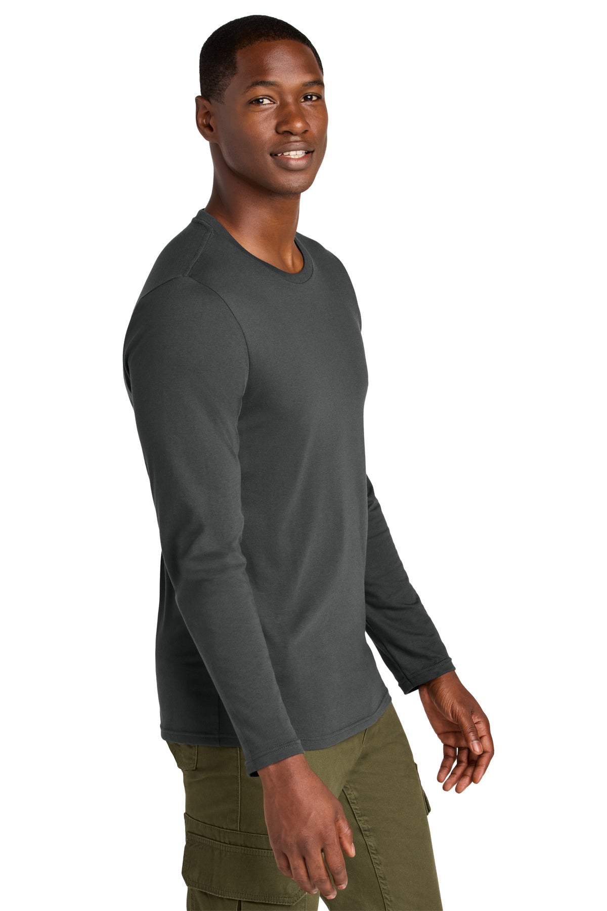 Charcoal District Perfect Weight CVC Long Sleeve Tee DT185