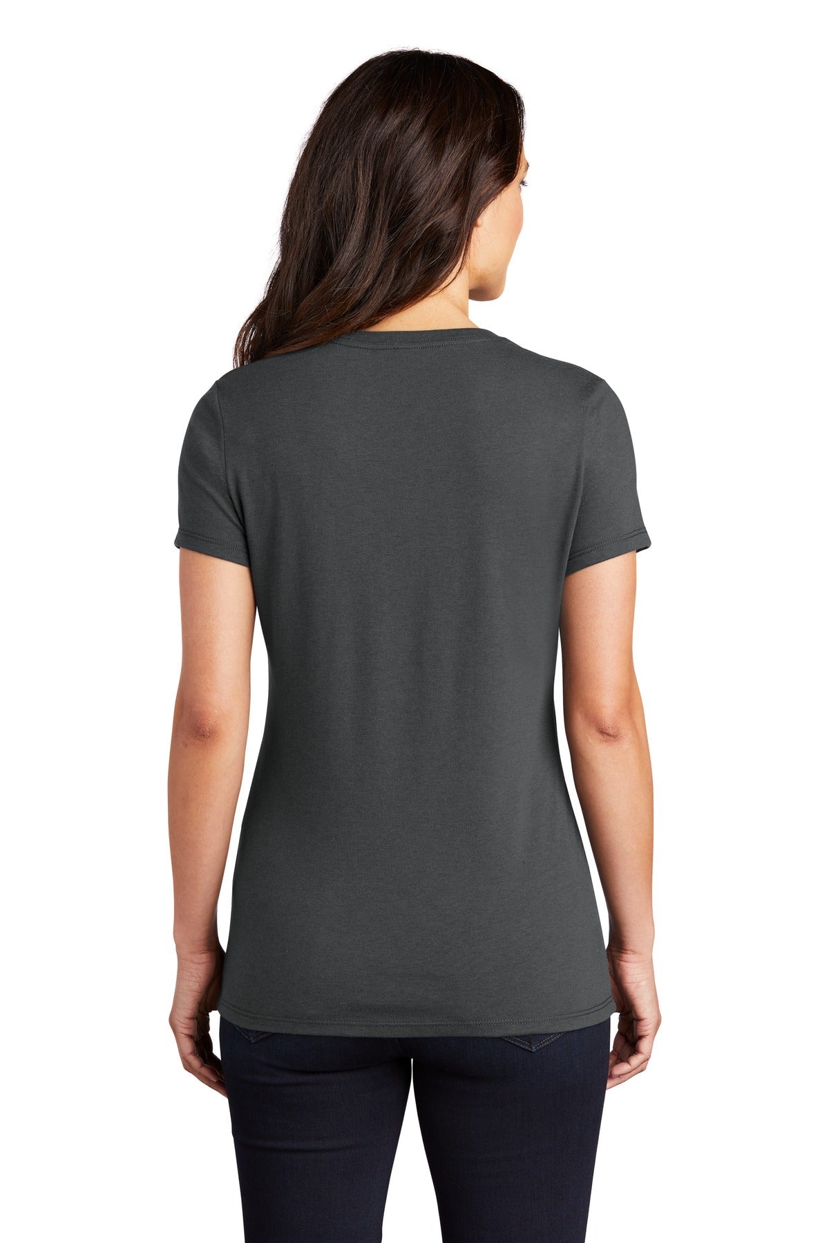 Charcoal District Women's Perfect Tri Tee. DM130L