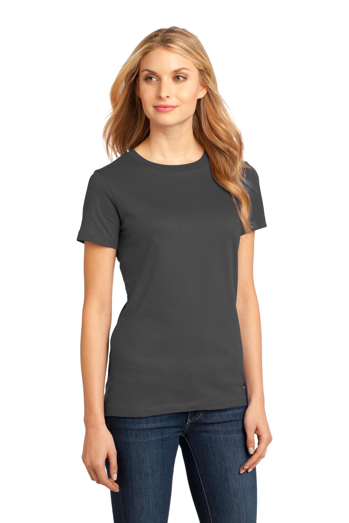 Charcoal District Women's Perfect Weight Tee. DM104L