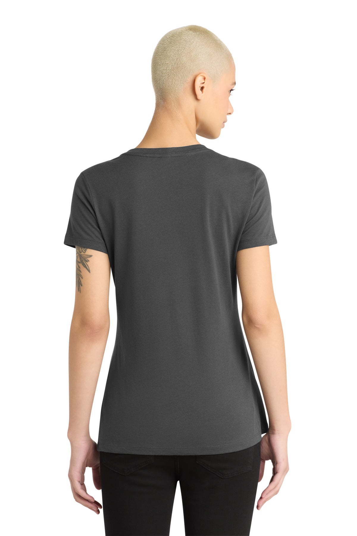 Charcoal District - Women's Perfect Weight V-Neck Tee. DM1170L