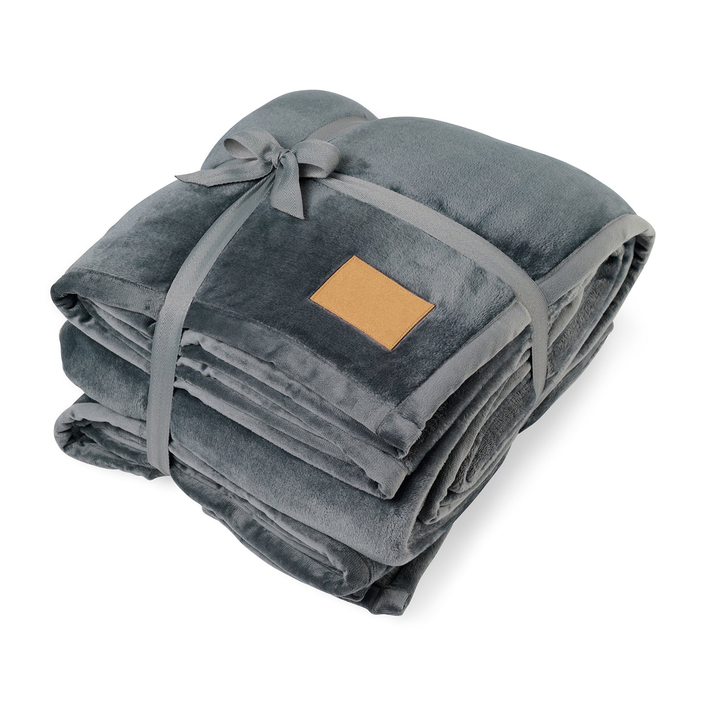 Charcoal Family Time Mega Blanket plain