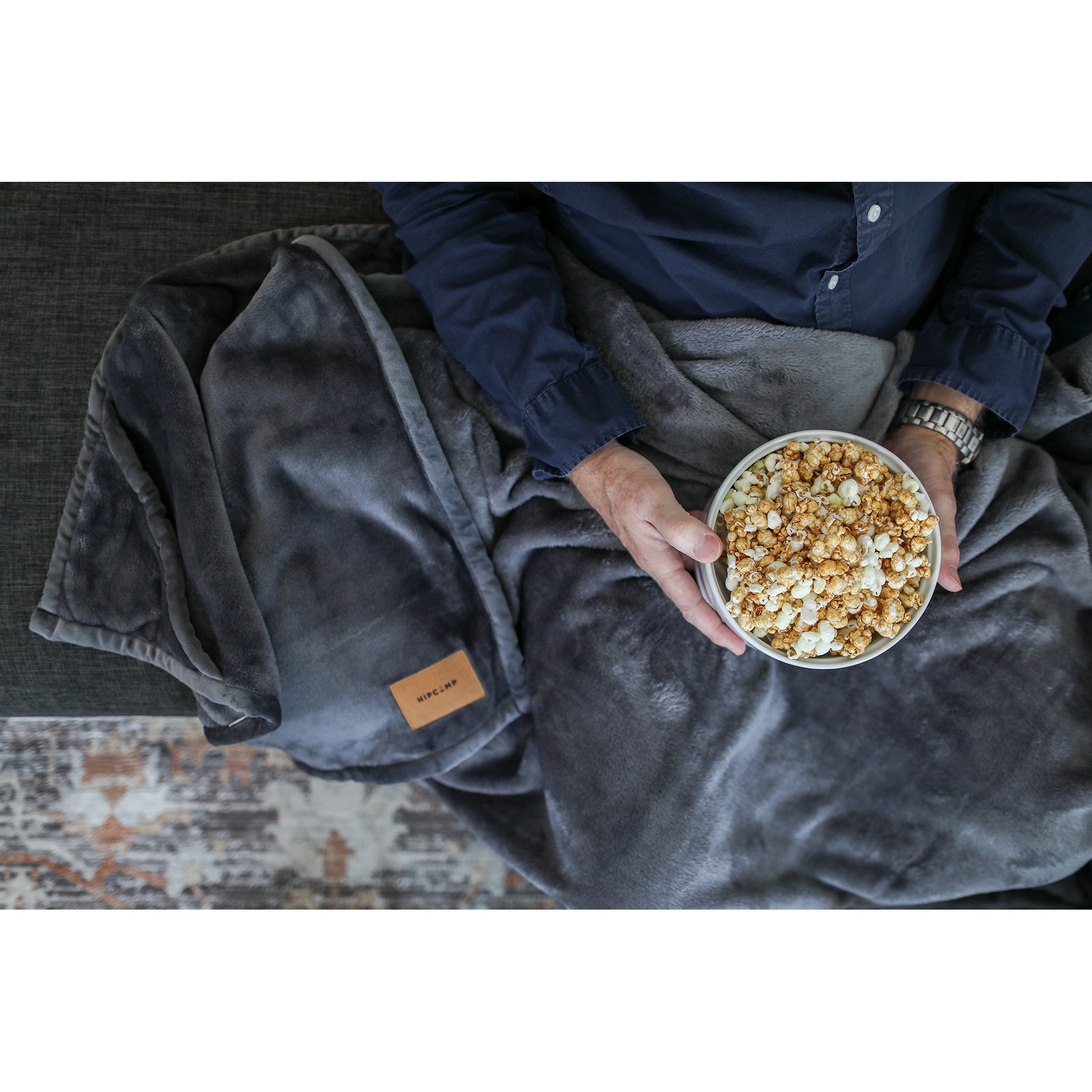 Charcoal Family Time Mega Blanket