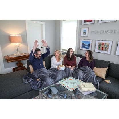Charcoal Family Time Mega Blanket