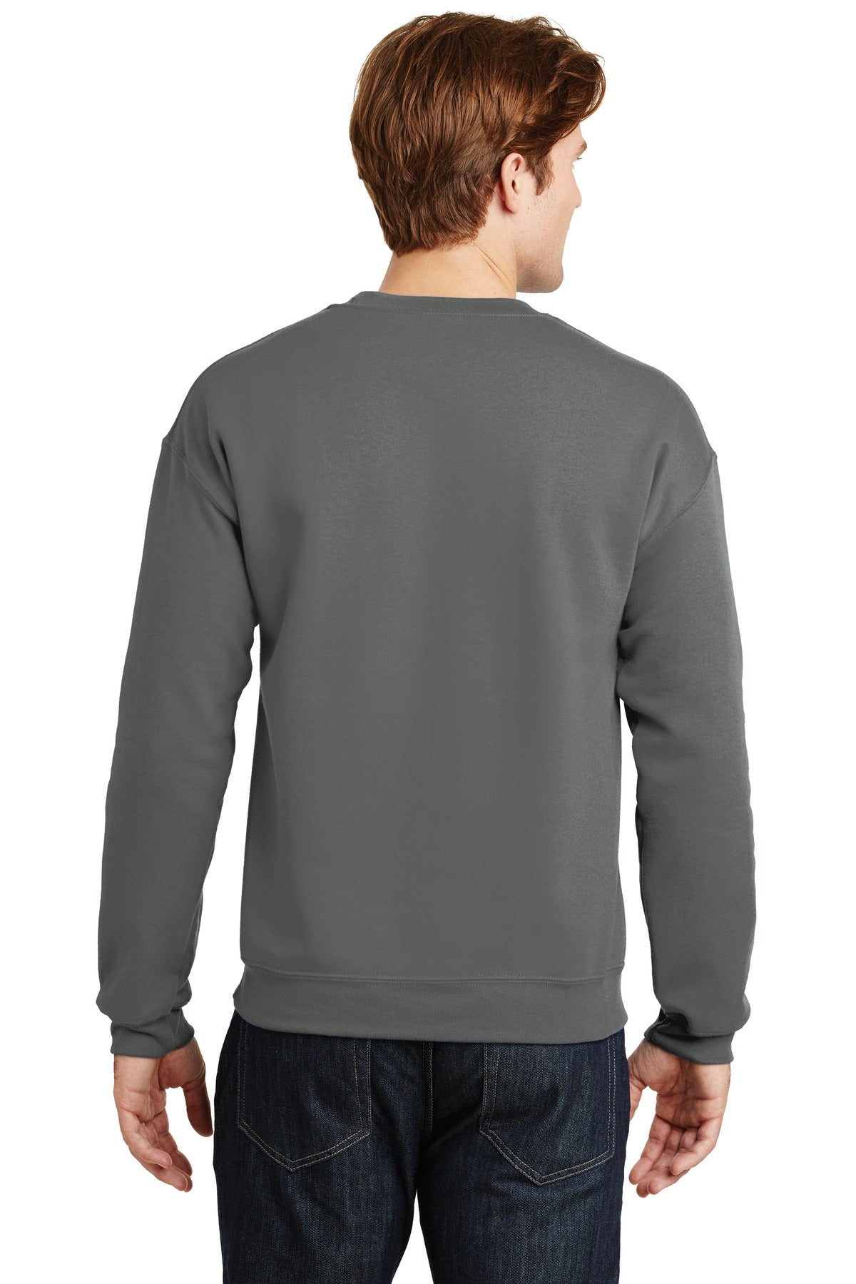Charcoal Gildan Heavy Blend Crewneck Sweatshirt. 18000