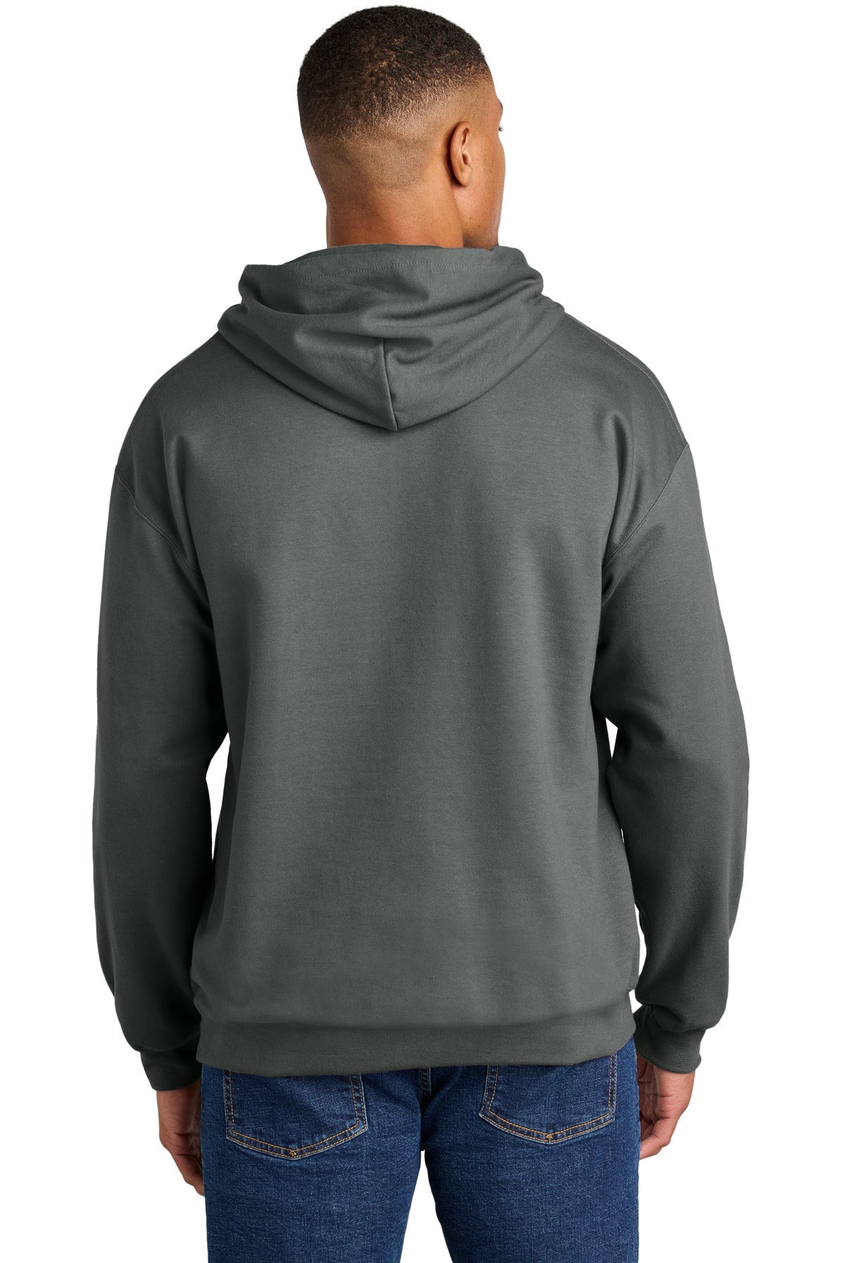 Charcoal Gildan Softstyle Midweight Pullover Hooded Sweatshirt SF500