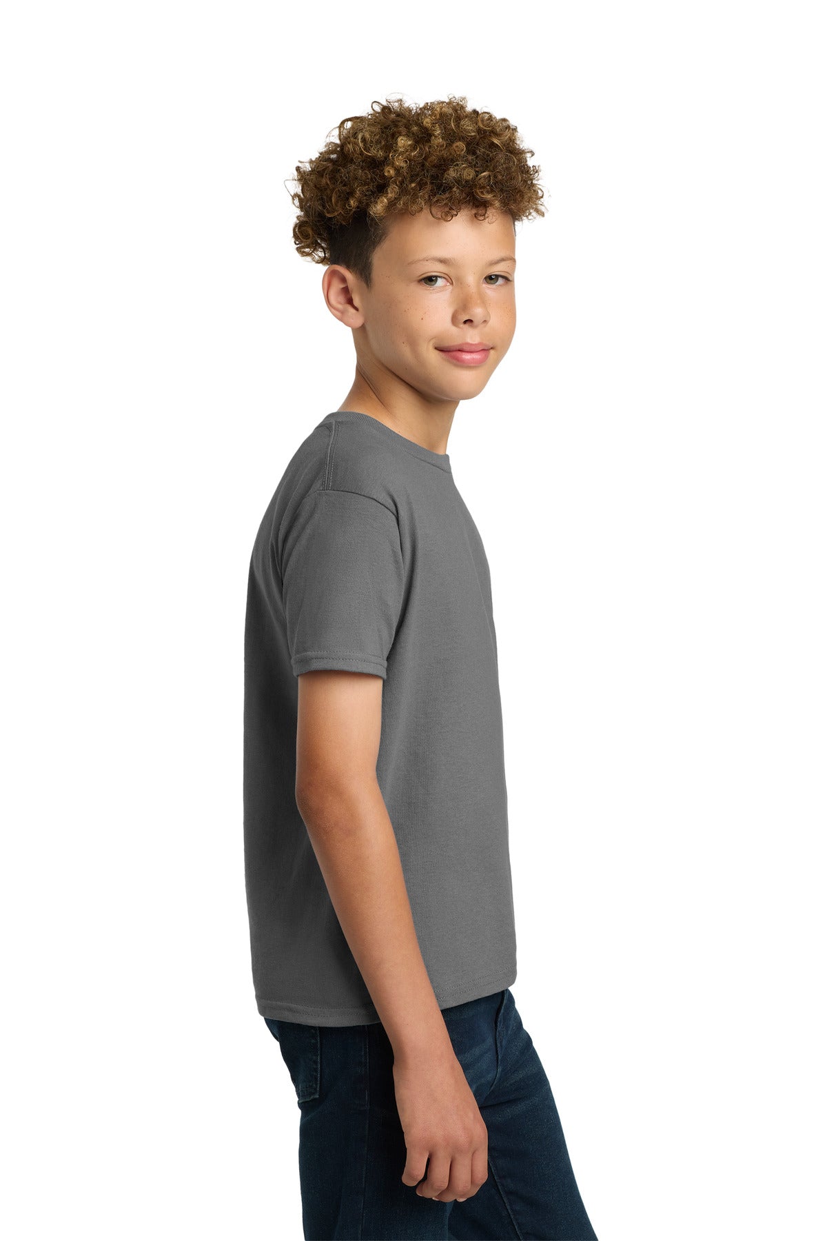 Charcoal Gildan - Youth Ultra Cotton 100% US Cotton T-Shirt. 2000B