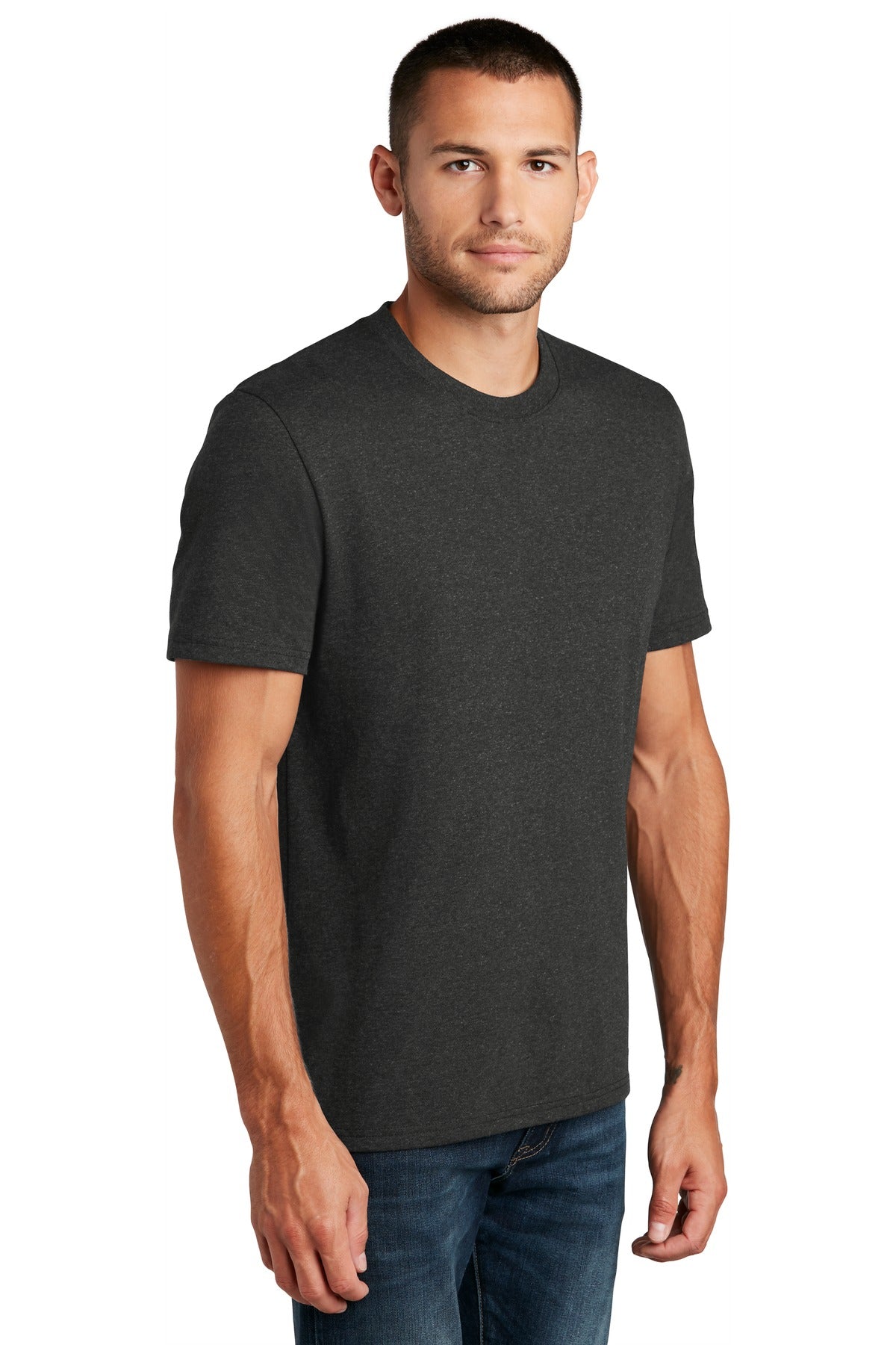 Charcoal Hthr District Re-Tee DT8000
