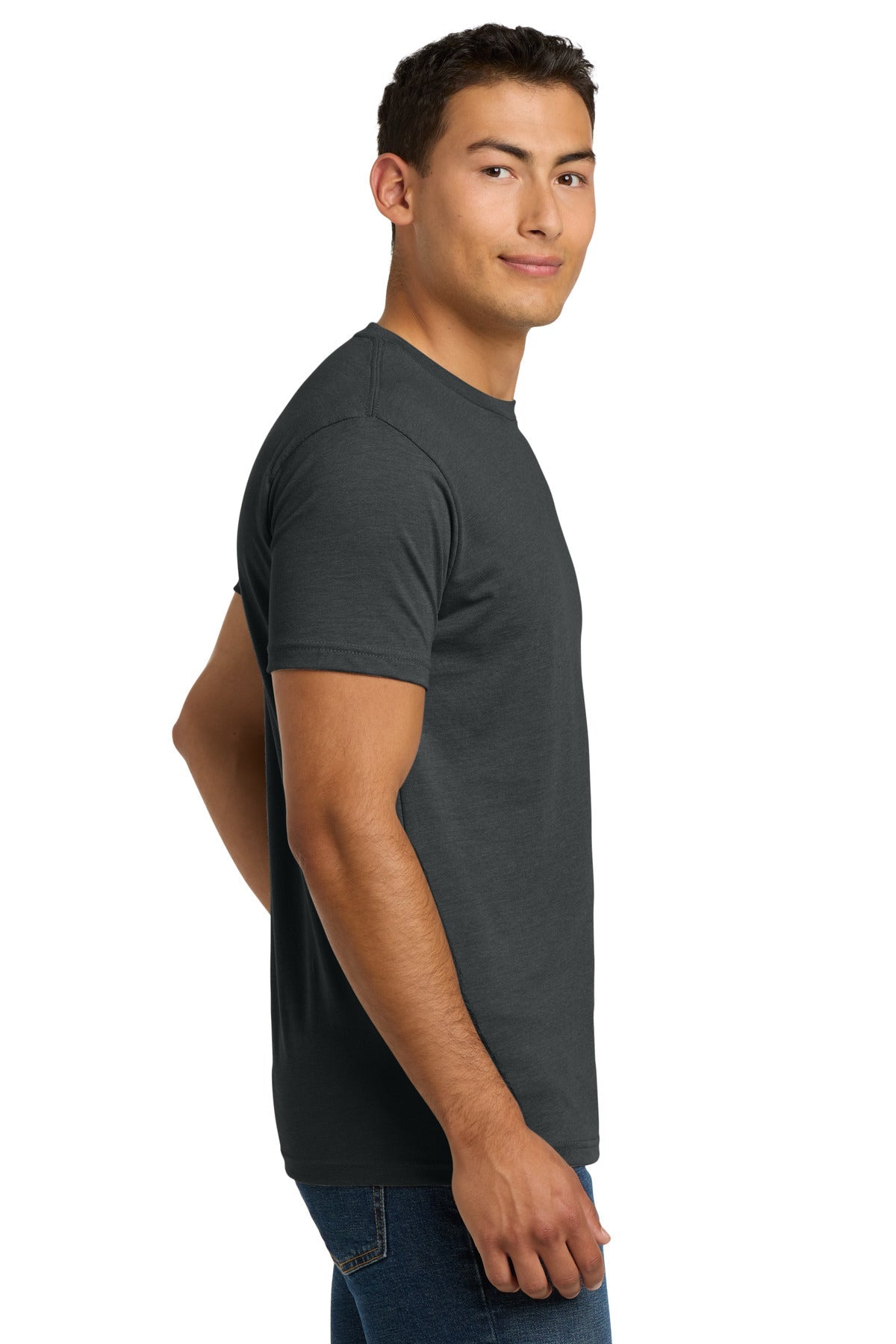 Charcoal Next Level Apparel Adult CVC Tee. NL6210