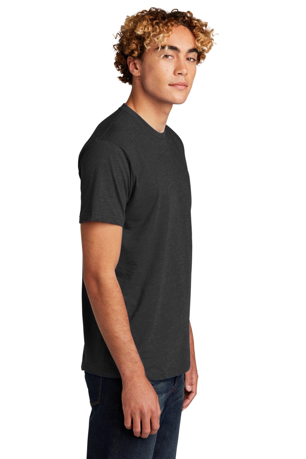 Charcoal Next Level Apparel Adult CVC Tee. NL6210