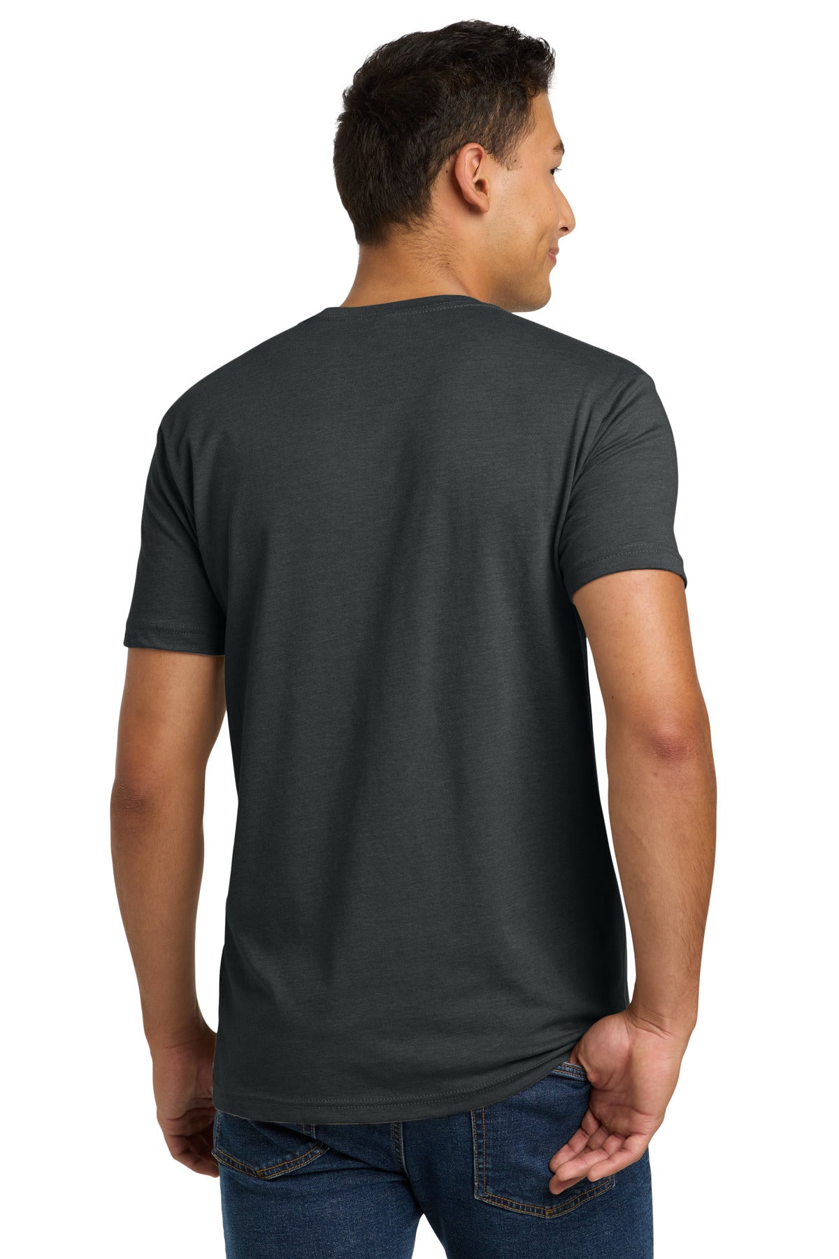 Charcoal Next Level Apparel Adult CVC Tee. NL6210