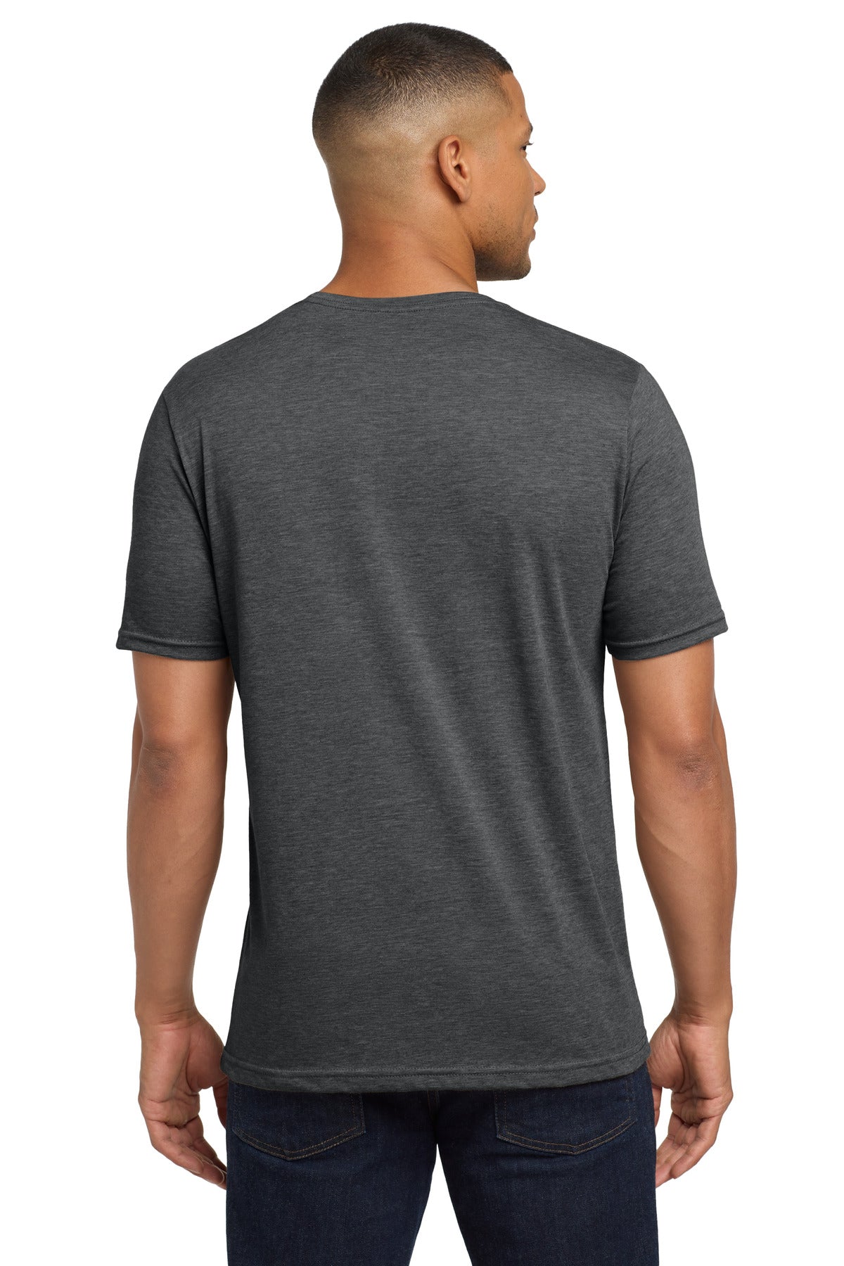 Charcoal Next Level Apparel Adult Poly/Cotton Tee. NL6200