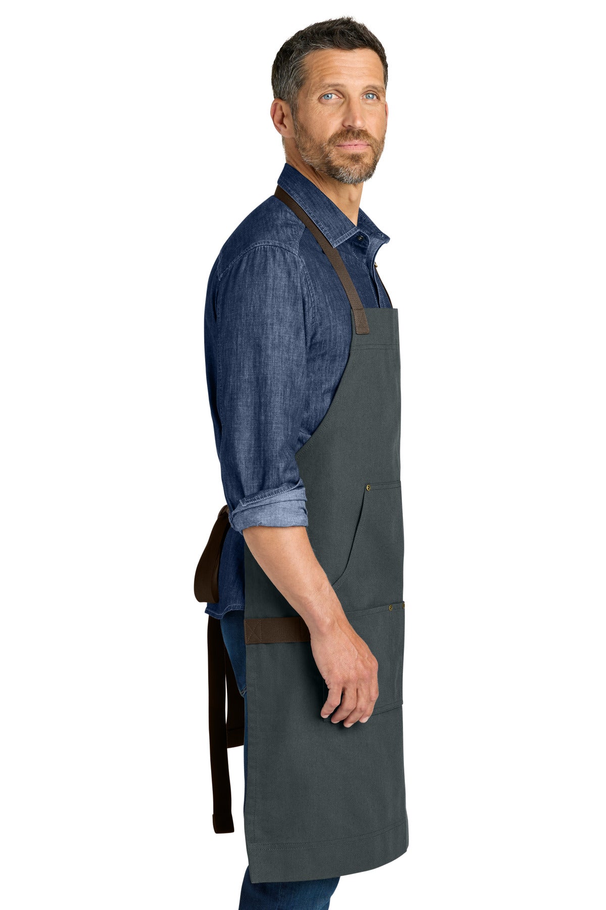 Charcoal Port Authority Signature Workwear Apron A903